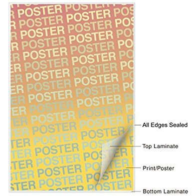 Laminated Vincent Van Gogh Sunflowers In Vase Poster 1888 Flower Still Life Impressionist Painting Oil On Poster Dry Erase Wall Art 16X24