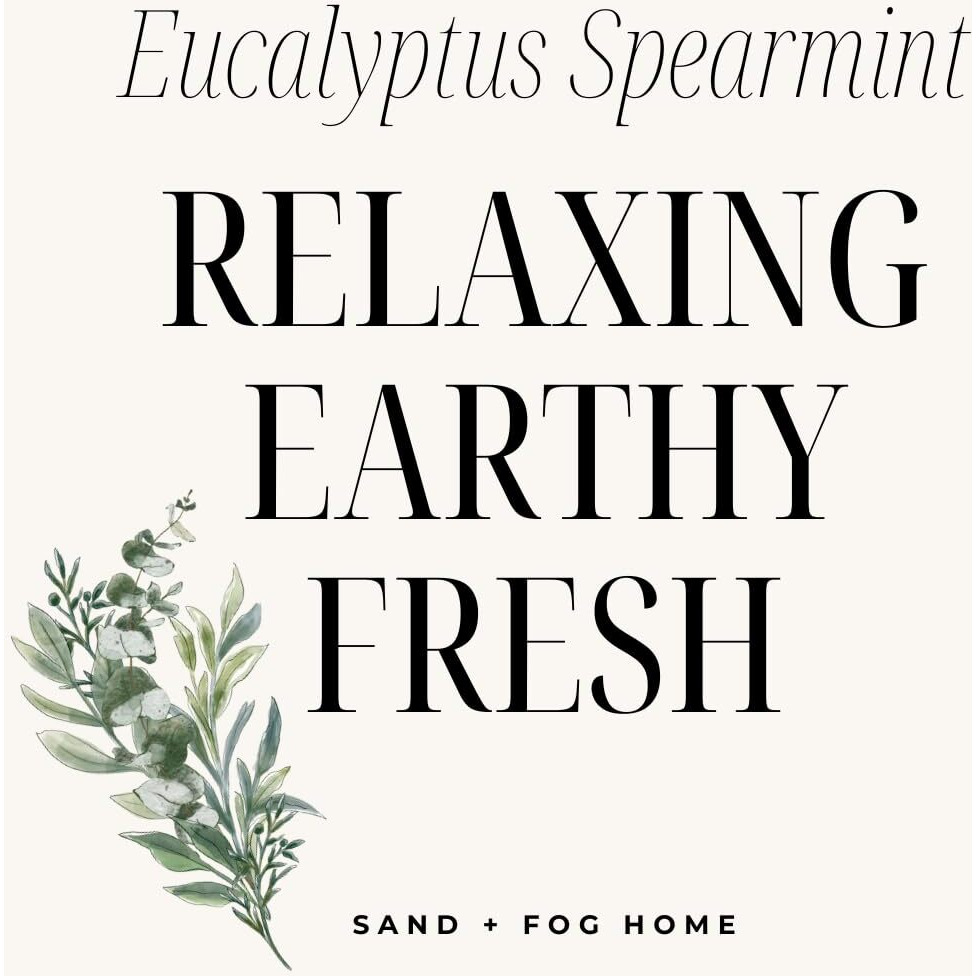 Sand + Fog Eucalyptus Spearmint Reed Diffuser | Made With Essential Oils | Fill Your Home With The Your Favorite Luxurious Fragrance