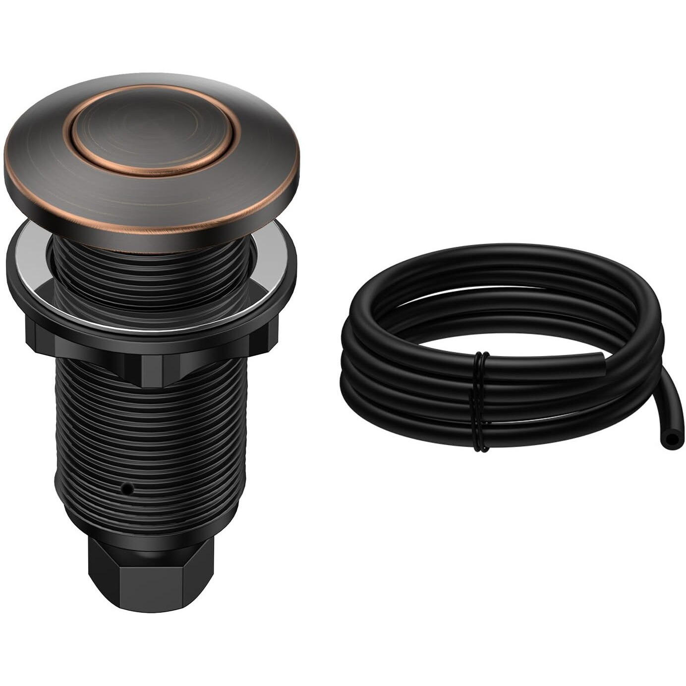 Anwoll Garbage Disposal For Air Wsitch (Long/3.6"", Oil Rubbed Bronze)