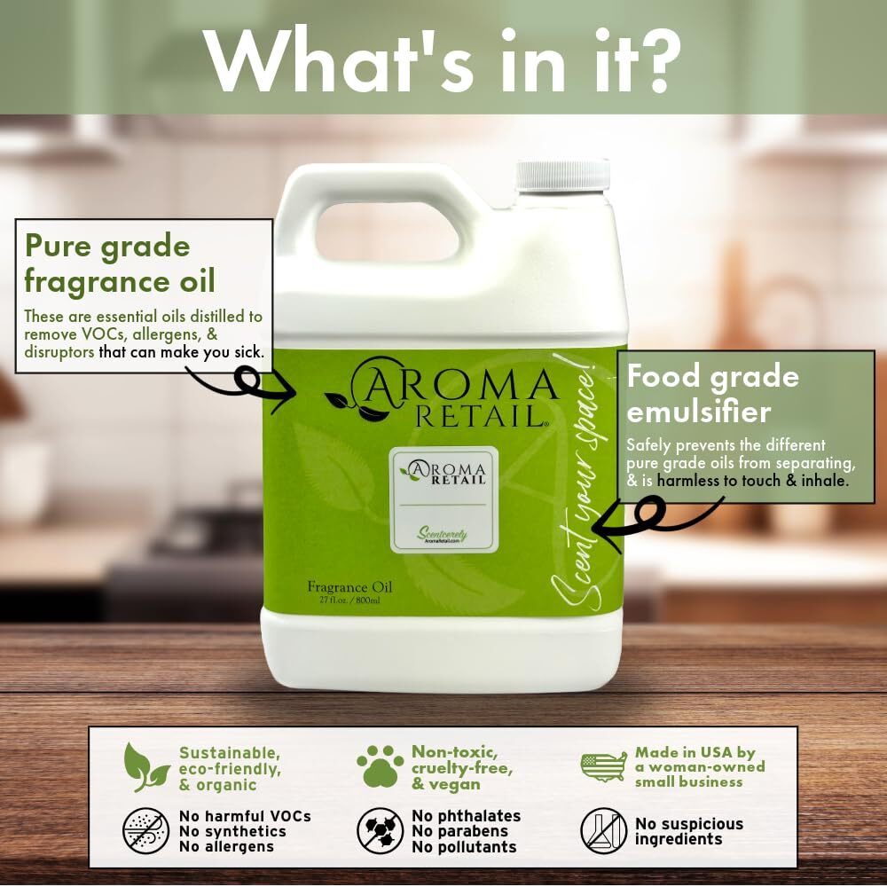 Empire 27 Oz Refill For Oil Diffuser With Orange, Jasmine, Amber, & More Notes