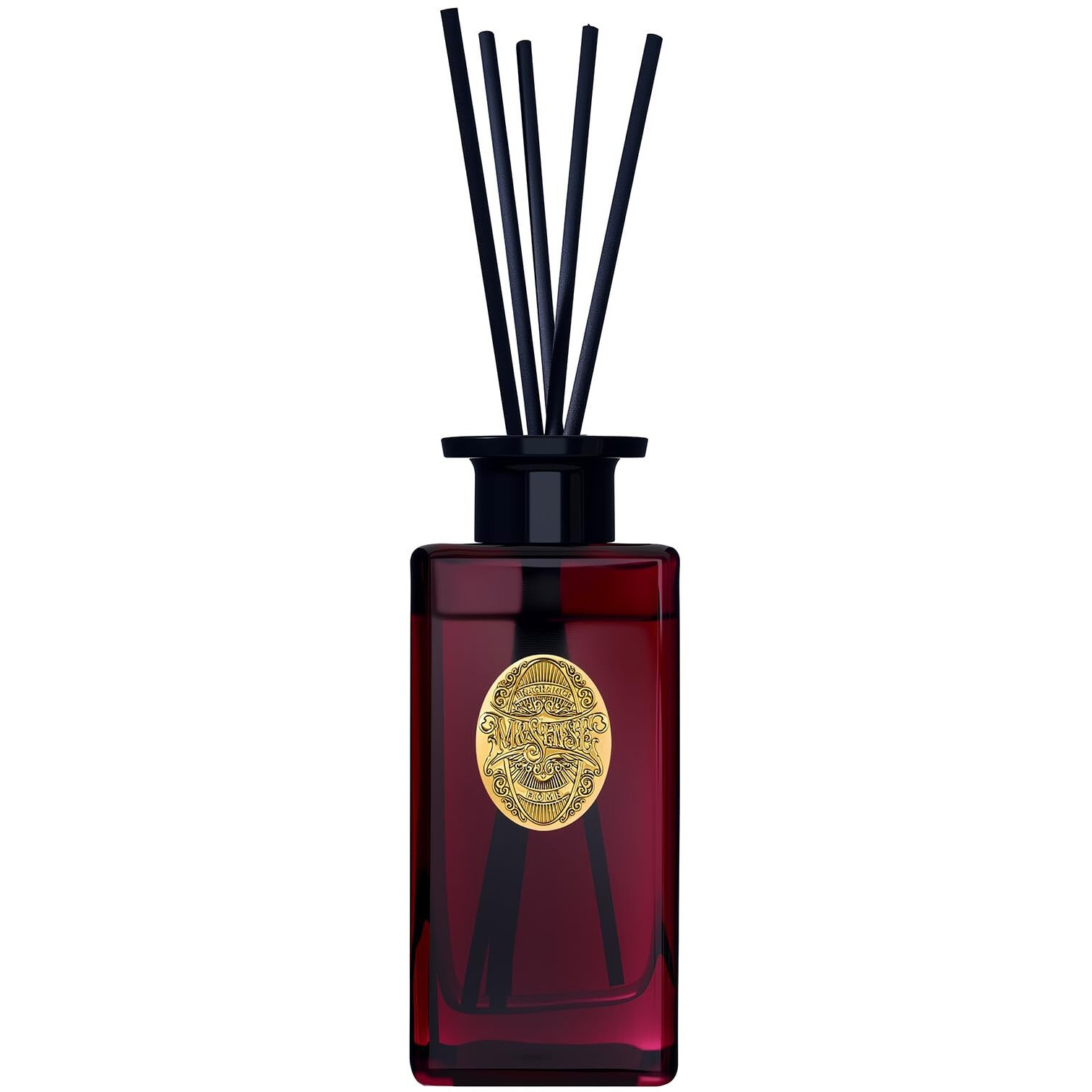 M&Sense 10.14 Oz Large Reed Diffuser Set | Red Camelia Scent Home Oil Diffuser With Sticks |Hotel Collection Non-Toxic Essential Oil |For Bedroom Bathroom Living Room