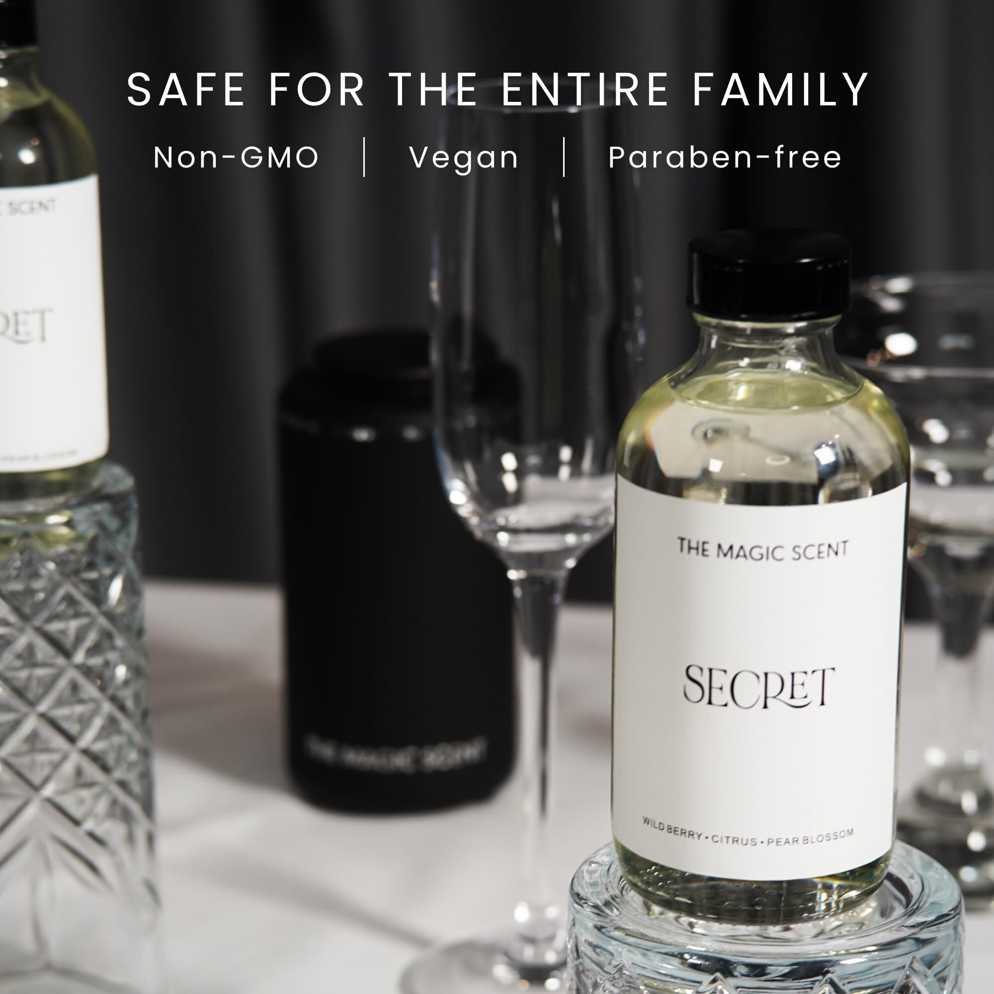 The Magic Scent Secret Oils For Diffuser - Hvac, Cold-Air, & Ultrasonic Diffuser Oil - Essential Oils For Diffusers Aromatherapy - Rose And Jasmine Oil - 4 Fl Oz, 120 Ml