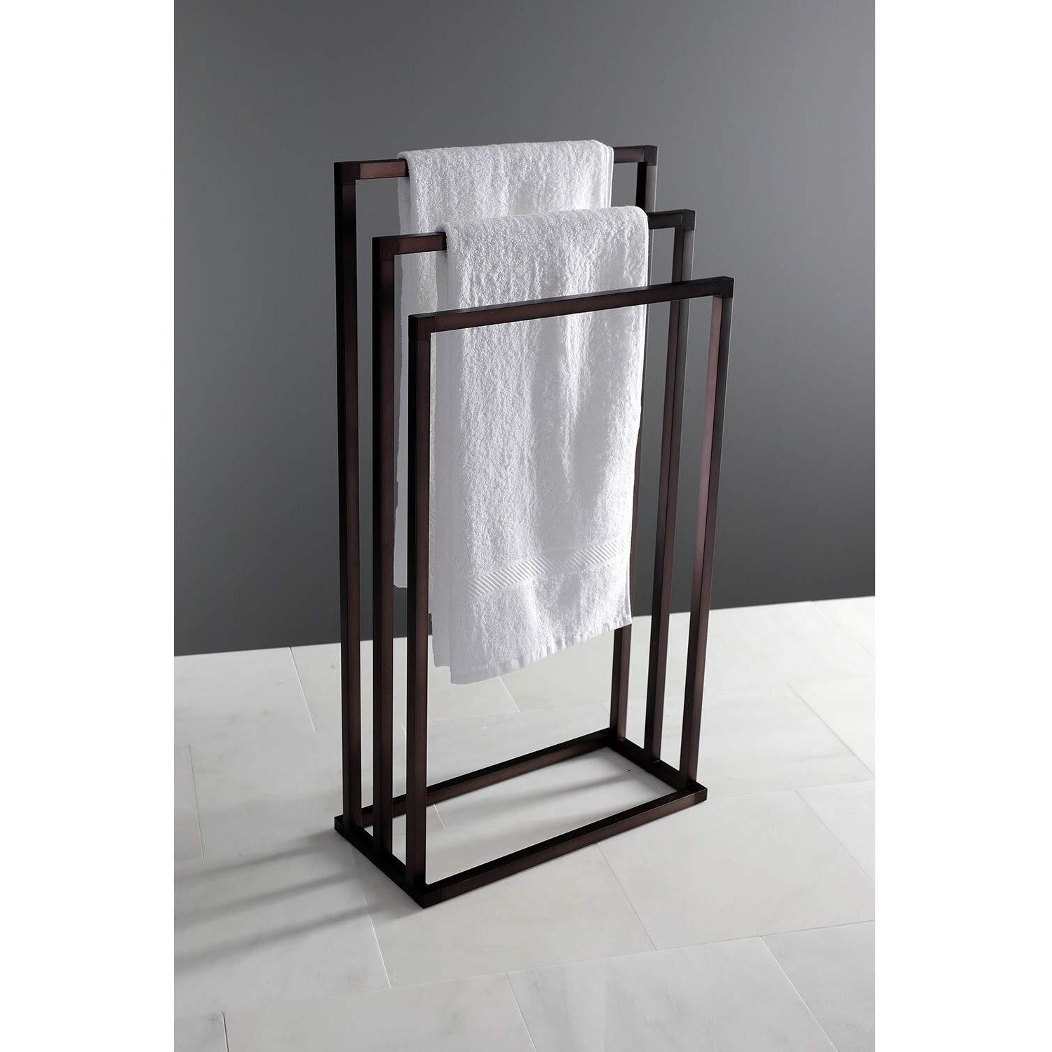 Kingston Brass Scc8335 Edenscape Freestanding Towel-Rack, Oil Rubbed Bronze