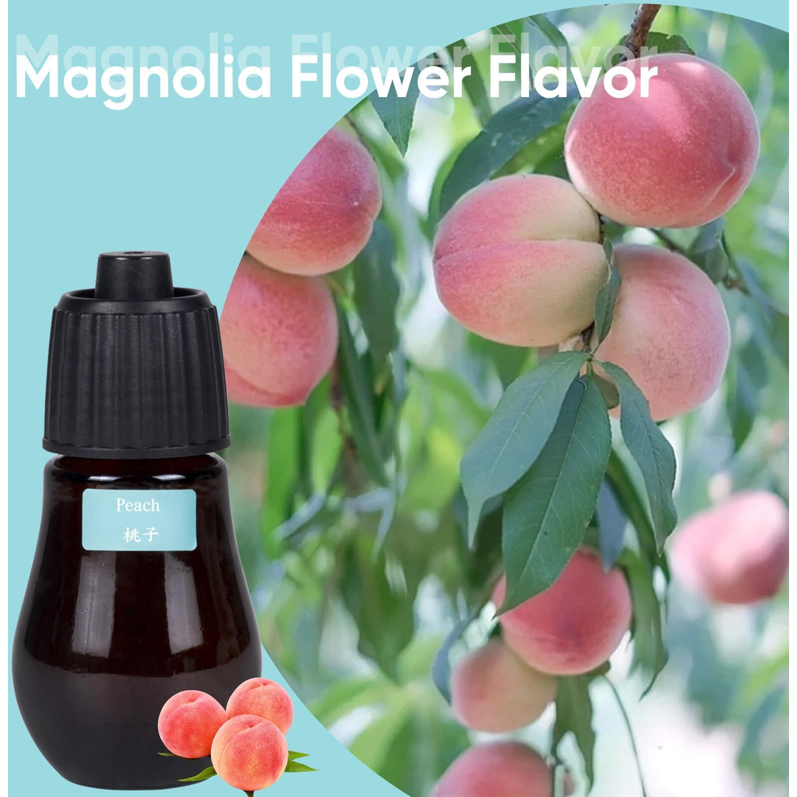 Happtws Diffuser Oil Set (Peach, Strawberry, And Plum Blossom)