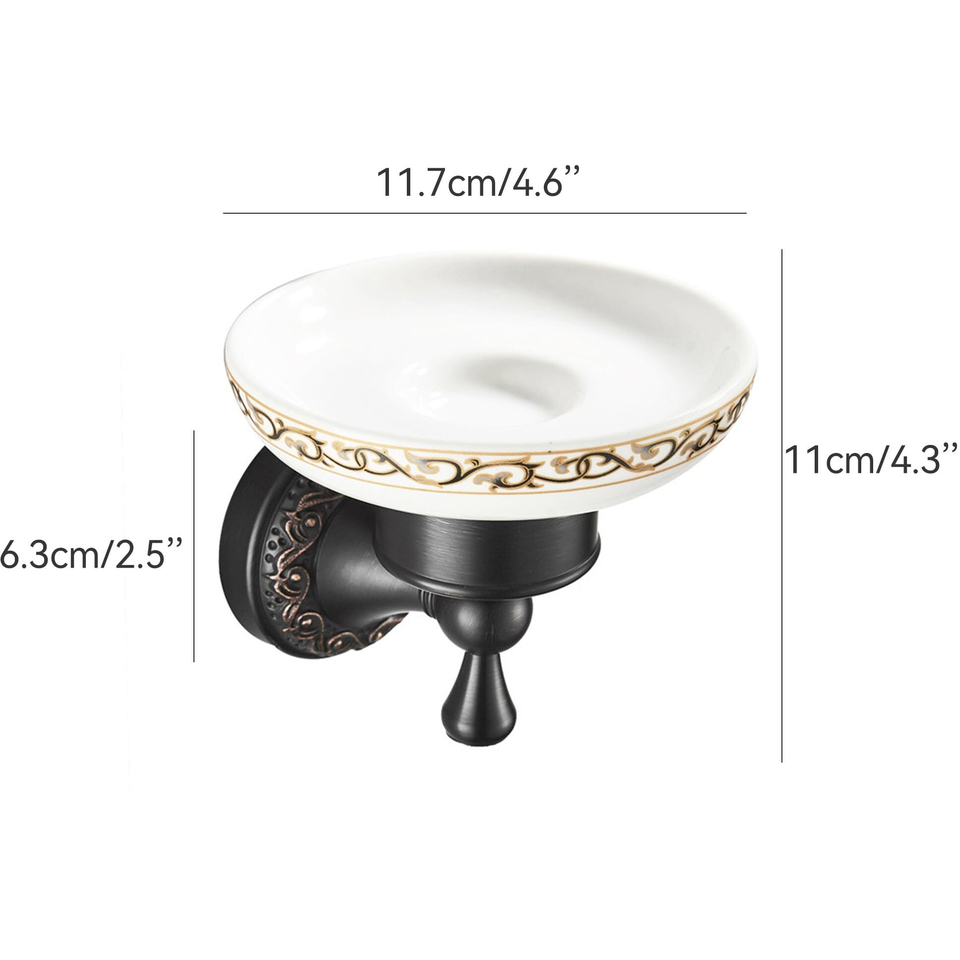 Oil Rubble Bronze Brass Bath Toilet Paper Holder With Shelf, Wall Mounted Black Bathroom Hardware Accessories, Pattern Carving Design