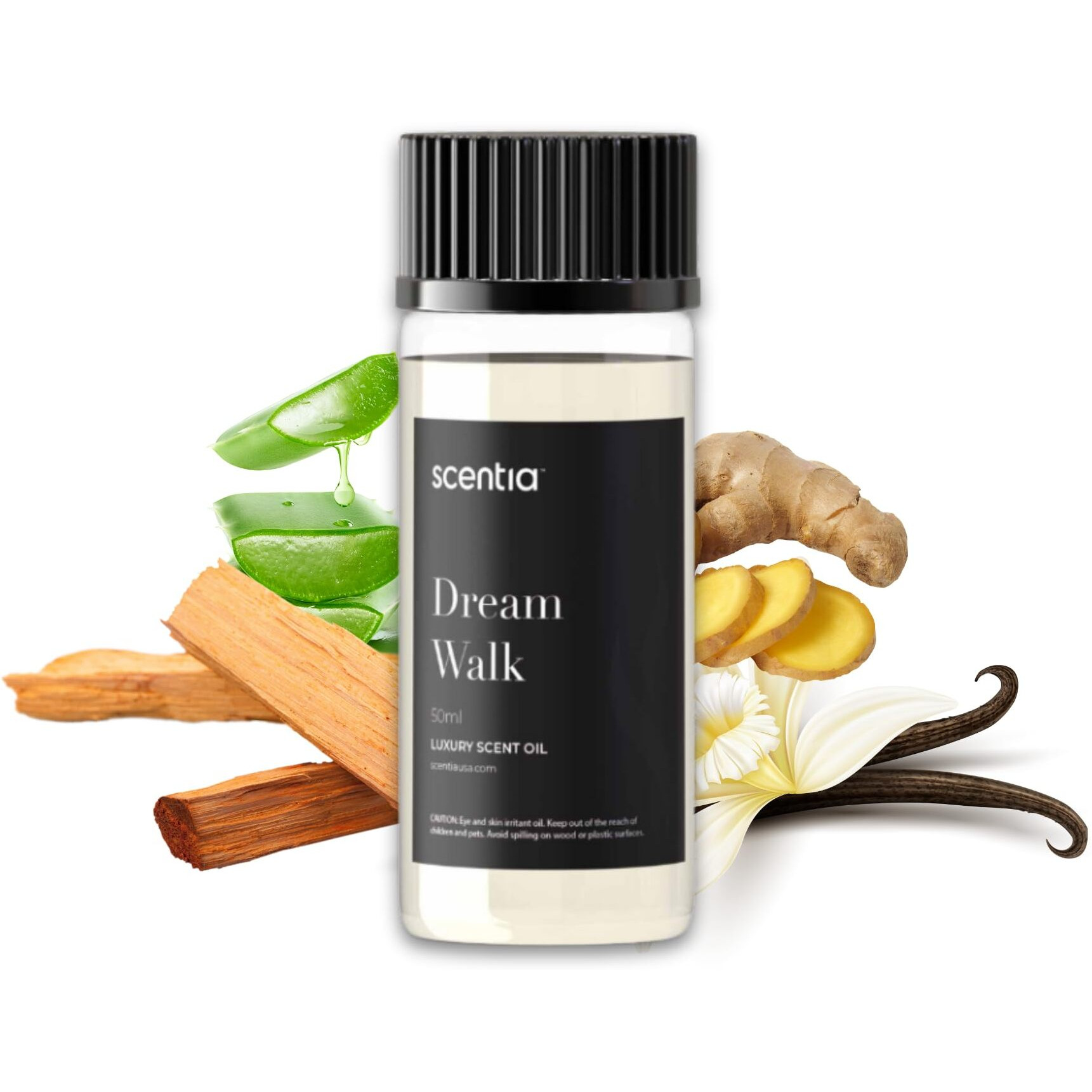 Scentia Hotel Diffuser Oil Inspired By The Westin Hotel Scent - 50 Ml 1.69 Fl Oz - Fragrance Oil Blend White Tea, Cedarwood & Amber Notes For Aromatherapy Diffusers And Humidifiers - Dream Walk