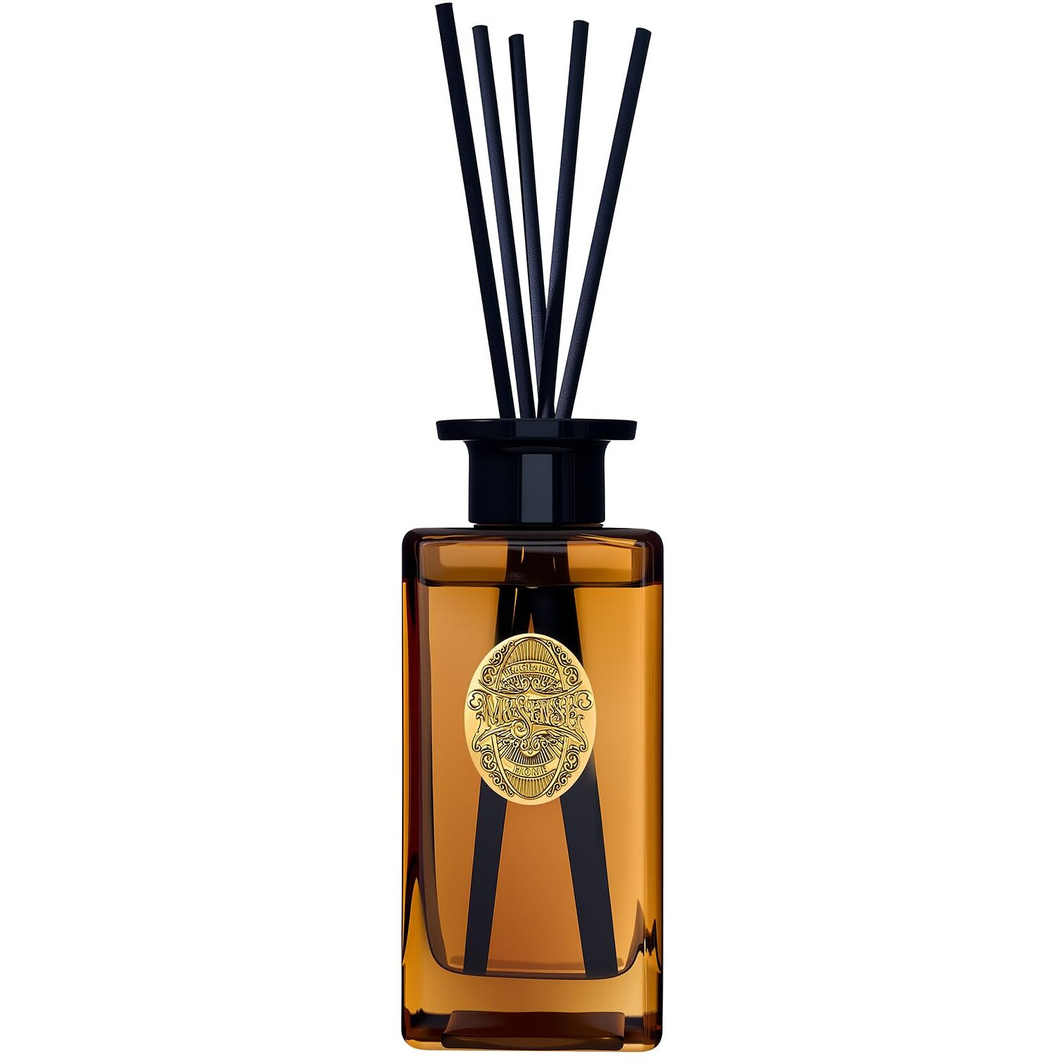M&Sense 10.14 Oz Large Reed Diffuser Set | Under The Fig Scent Home Oil Diffuser With Sticks |Hotel Collection Non-Toxic Essential Oil |For Bedroom Bathroom Living Room