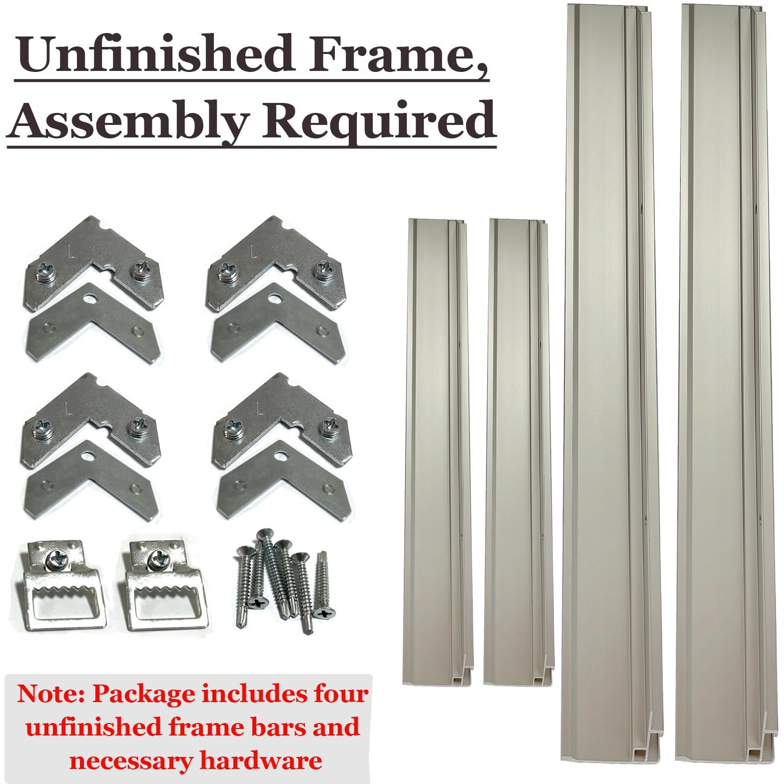 Akfado Canvas Floater Frame For 24X24 Oil Paintings Prints, Diy Metal Floating Frame For Portrait Landscape, Painting Frame For Art Show Gallery Wall Home Office Living Room Decor (Silver)