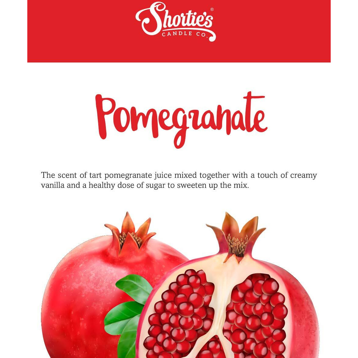 Shortie's Candle Company Pomegranate Wax Melts Bulk Pack - Formula 117-4 Highly Scented 3 Oz. Bars (12 Oz. Total) - Made With Natural Oils - Christmas & Holiday Air Freshener Cubes Collection