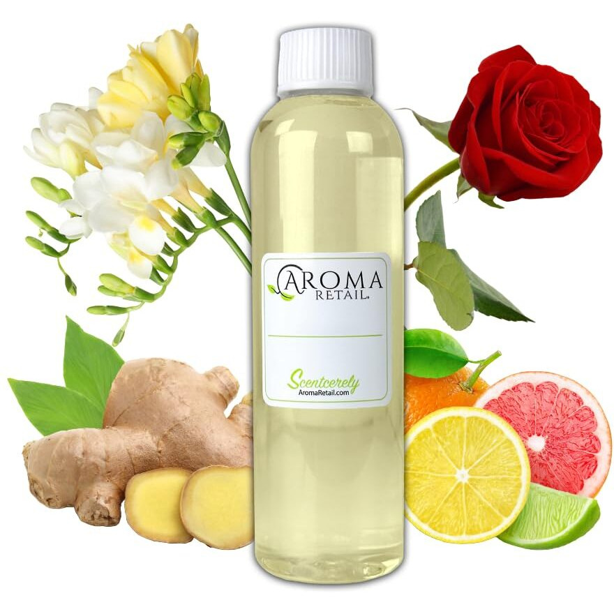Ginger Flower 4 Oz Refill For Oil Diffuser With Ginger, Rose, Amber, & More Notes