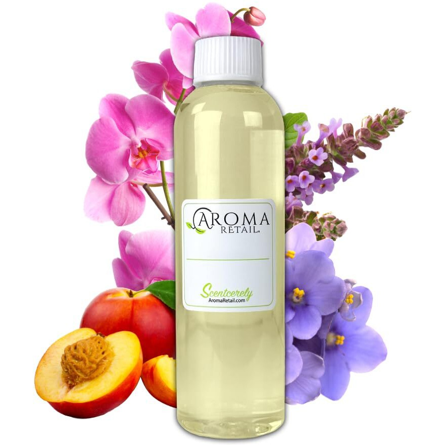 Black Orchid 4 Oz Refill Fragrance For Oil Diffuser With Peach, Orchid, Cedarwood, & More Notes