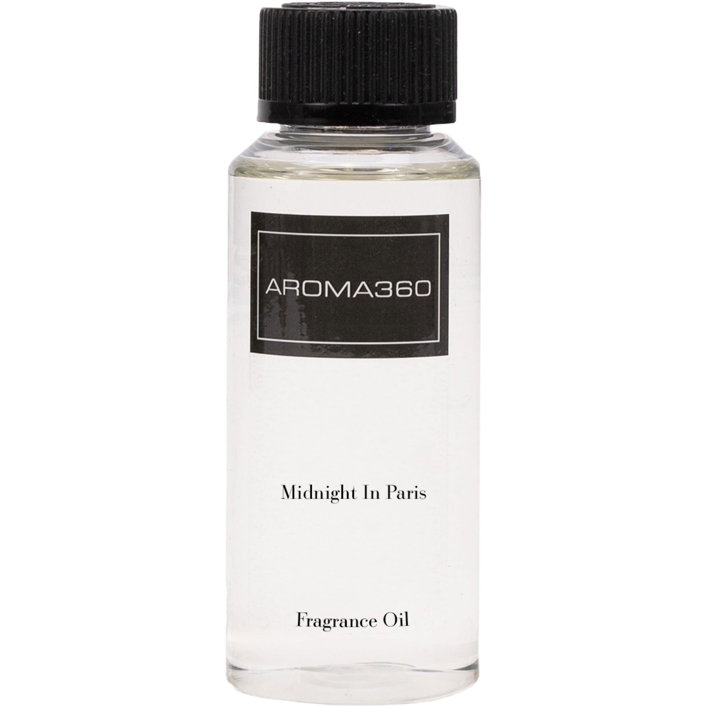 Aroma360 Diffuser Oil - Midnight In Paris - Aromatherapy Essential Fragrance Oil - Sandalwood, Warm Virginia Cedar & Beautiful Iris - 120Ml 4.1 Fl Oz