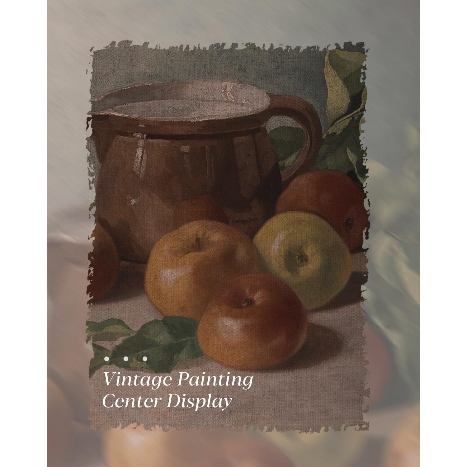 Huarcey Gold Framed Vintage Wall Art For Living Room Harvest Apples Still Life Oil Painting Large Cottagecore Room Decor Picture Canvas Print Farmhouse Fruit Wall Decor Bedroom Kitchen Bathroom 24X36