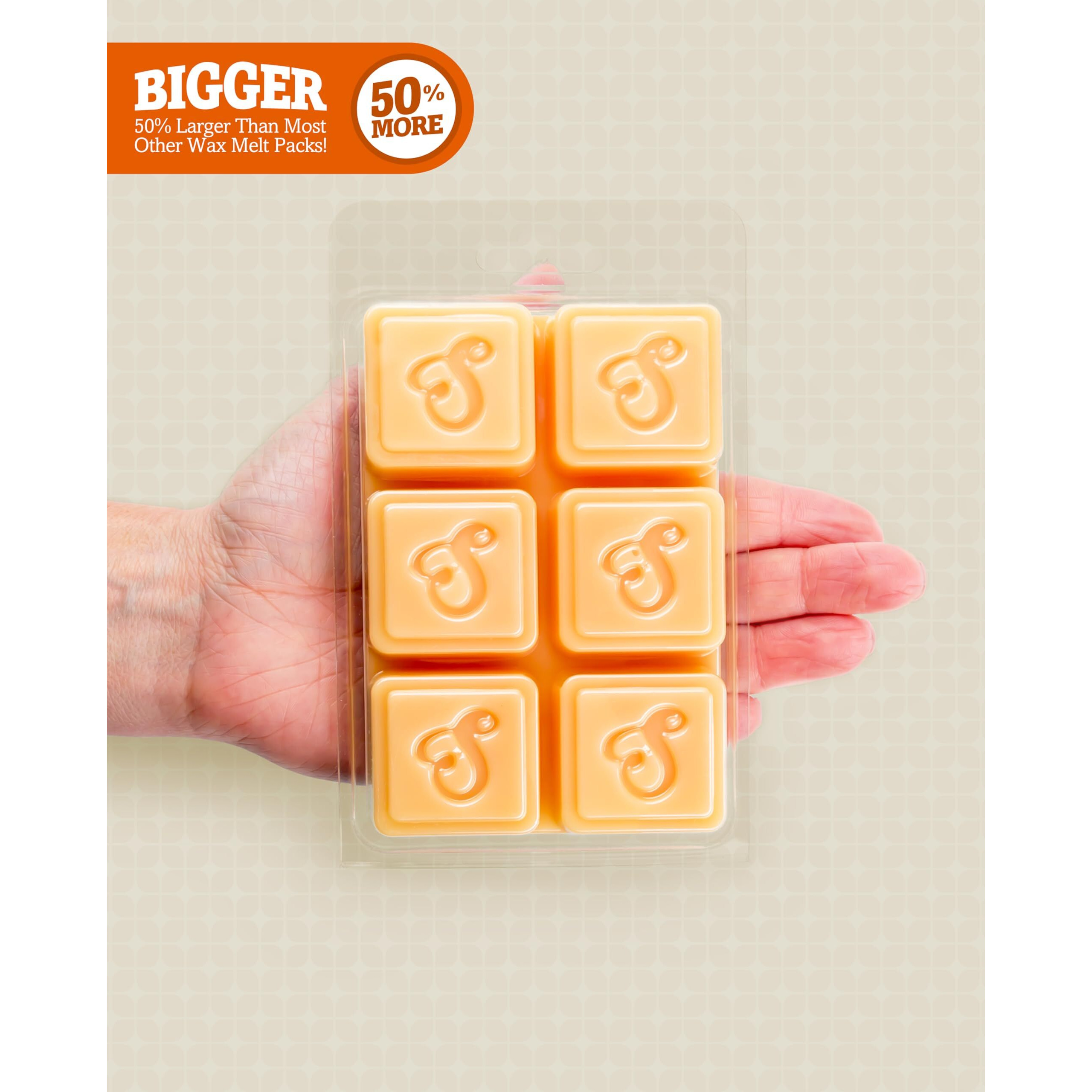 Shortie's Candle Company Butter Pecan Pie Wax Melts Bulk Pack - Formula 117-4 Highly Scented 3 Oz. Bars (12 Oz. Total) - Made With Natural Oils - Bakery & Food Air Freshener Cubes Collection