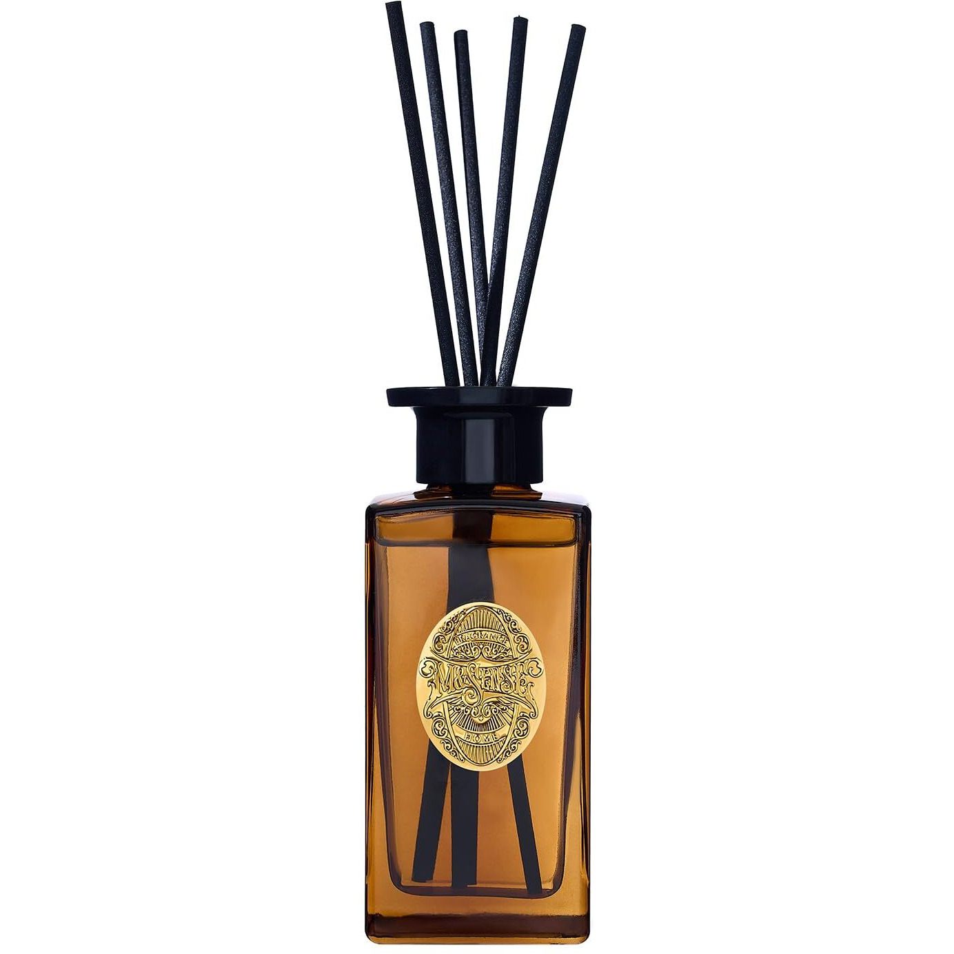 M&Sense 6.3 Oz Large Reed Diffuser Set | Under The Fig Scent Home Oil Diffuser With Sticks | Hotel Collection Non-Toxic Essential Oil |For Bedroom Bathroom Living Room