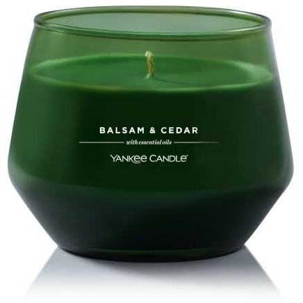 Yankee Candle Studio Candle With Essential Oils, Balsam & Cedar, 10 Ounce (Pack Of 2)
