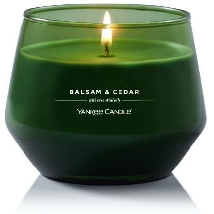 Yankee Candle Studio Candle With Essential Oils, Balsam & Cedar, 10 Ounce (Pack Of 2)