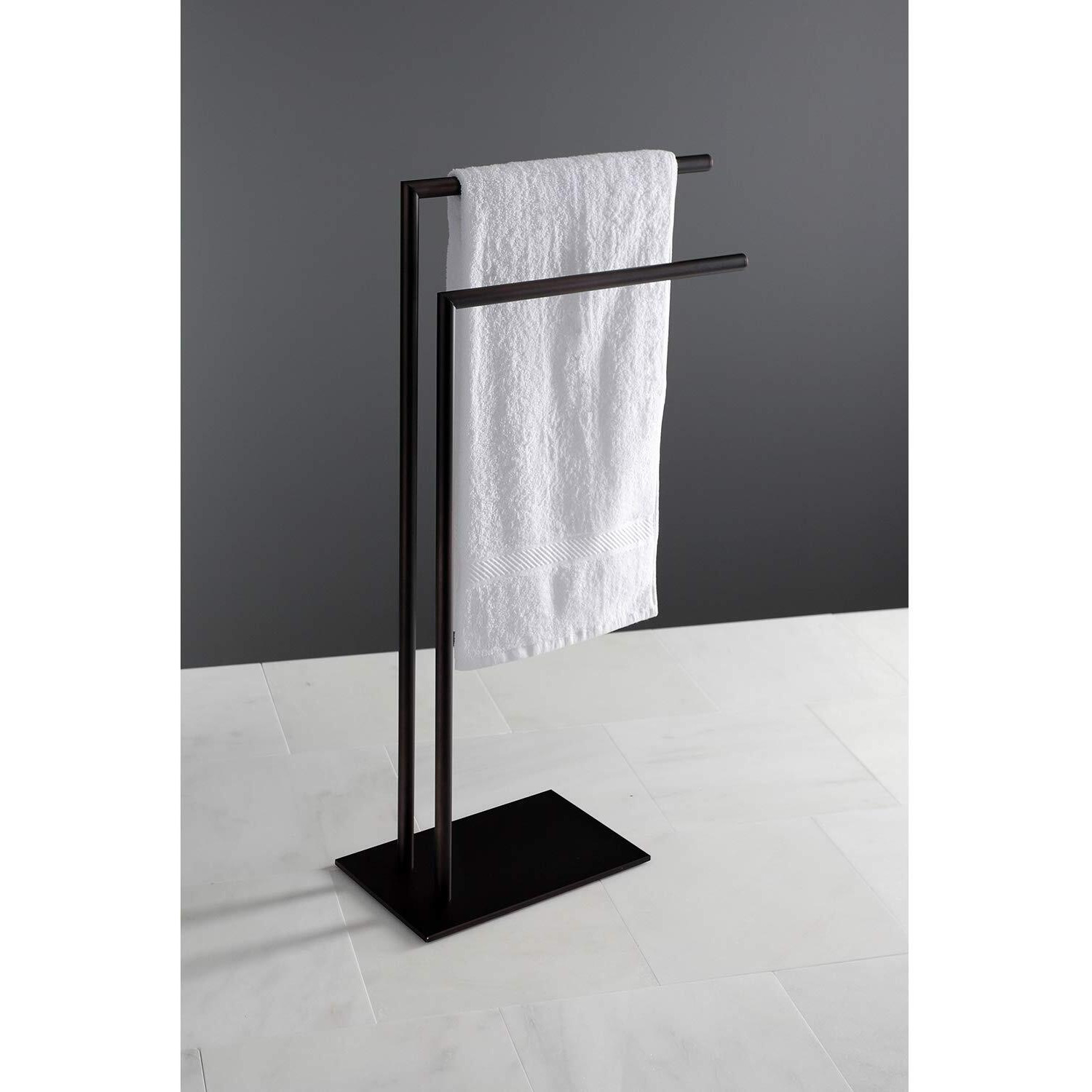 Kingston Brass Scc8325 Edenscape Freestanding Towel Rack, 31.75 X 15.88 X 7.88, Oil Rubbed Bronze