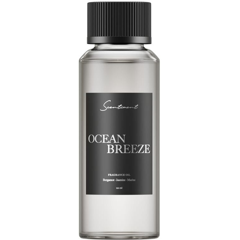 Scentiment Diffuser Oil - Ocean Breeze | Inspired By Ritz-Carlton Hotels' Lobby Scent | Luxurious Scent With Notes Of Bergamot, Lemon, Jasmine With Marine & Amber (500Ml)