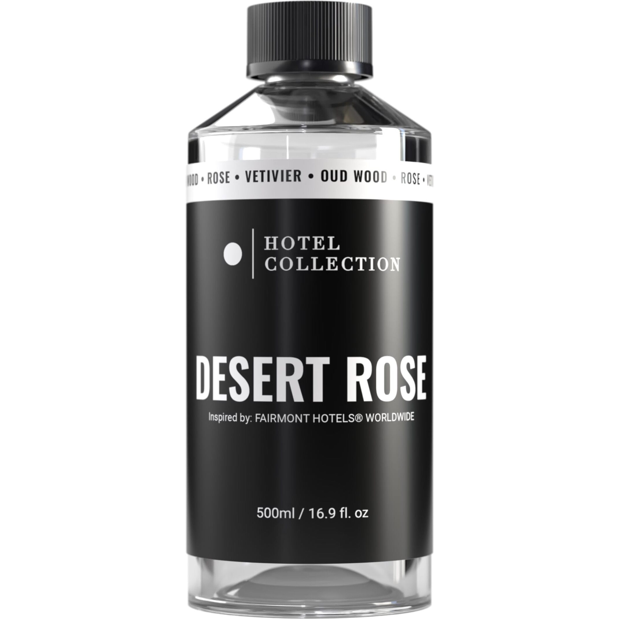 Hotel Collection - Desert Rose Essential Oil Scent - Luxury Hotel Inspired Aromatherapy Scent Diffuser Oil - Floral Rose, Sweet Praline And Vetiver - 16.9 Fl Oz 500Ml