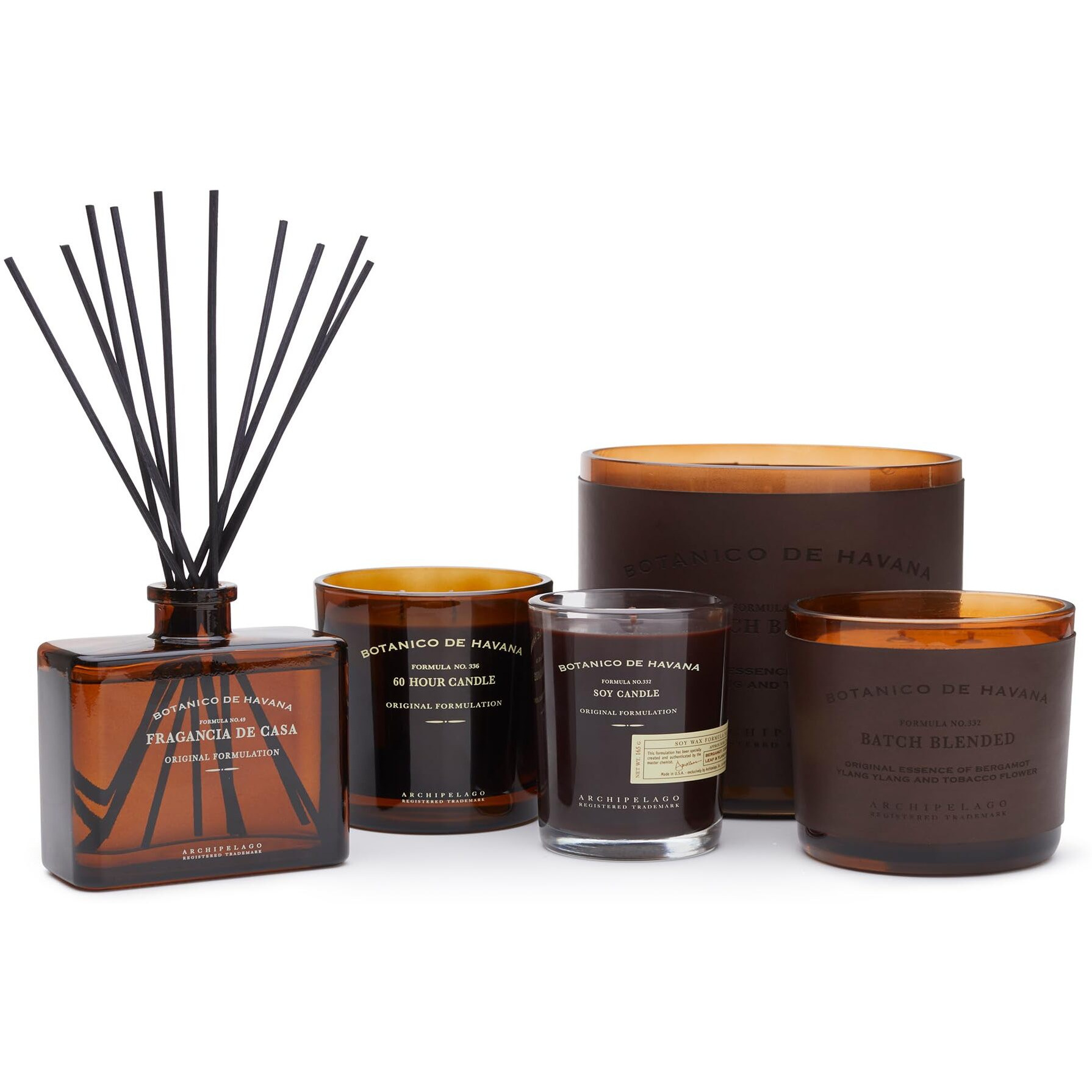 Archipelago Botanicals Botanico De Havana Diffuser, Includes Fragrance Oil, Decorative Wooden Cap And 10 Diffuser Reeds, Perfect For Home D  Cor (7.85 Fl Oz)