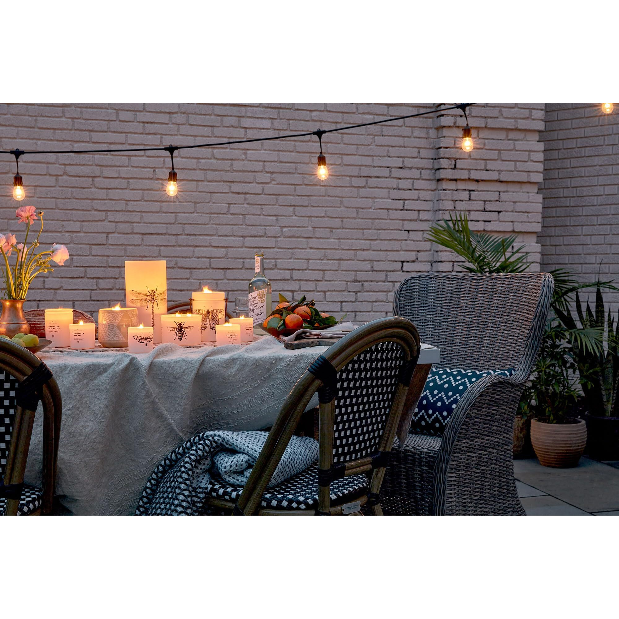 Skeem Sea Salt Citronella Jumbo Incense - Tube Of 30 Slow Burning And Long Lasting Large Outdoor Citronella Incense Sticks, 90 Hr Burn Time - With Plant Based Essential Oils