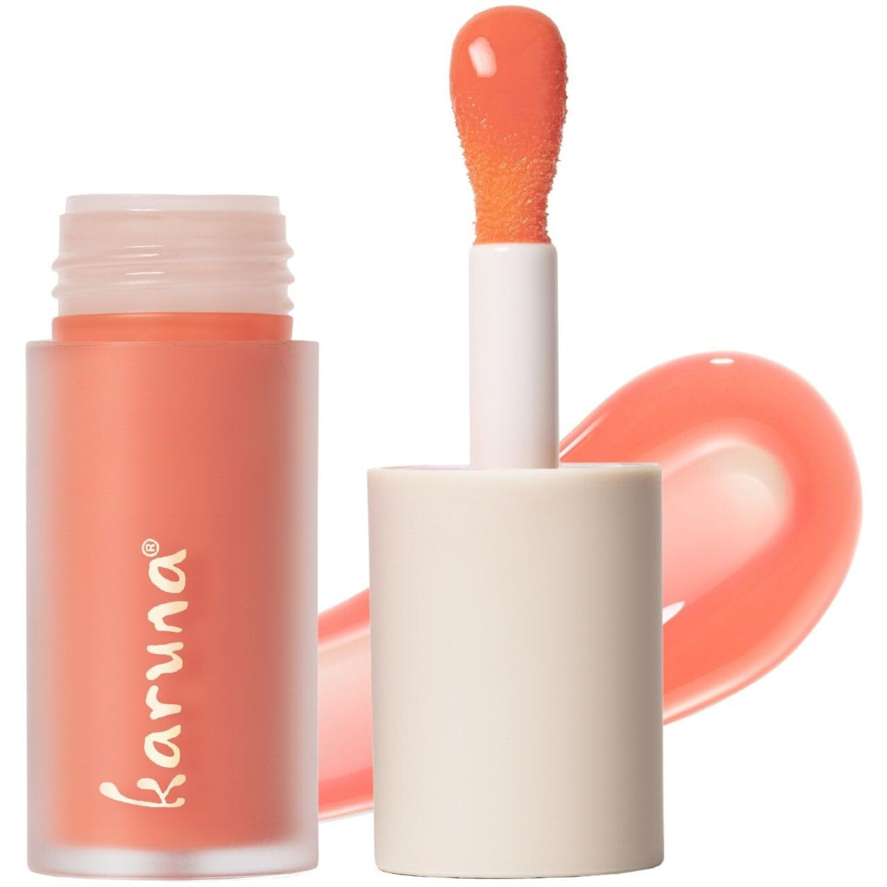 Karuna Skin - Tinted Lip Oil, Soothing & Moisturizing Lip Products With Peptides, Antioxidants, Hydrating Flattering Vegan Lip Tint, Pause, 4.8 Ml/0.16 Fl. Oz