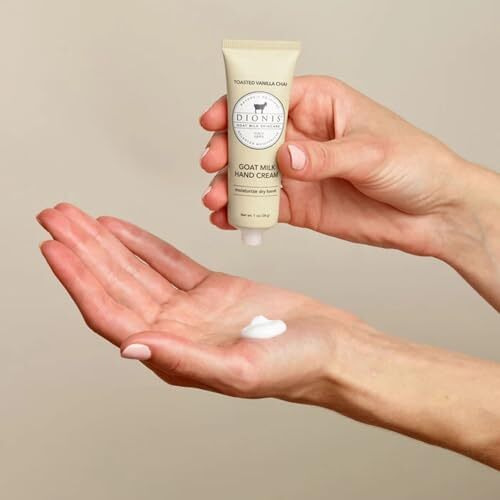 Dionis Goat Milk Skincare Hand Cream Set Of 2 - Cruelty Free, Paraben Free Travel Size Moisturizer Duo, Pumpkin & Vanilla Chai Scented 1Oz Mini Lotions For Dry Hands In A Gift Box