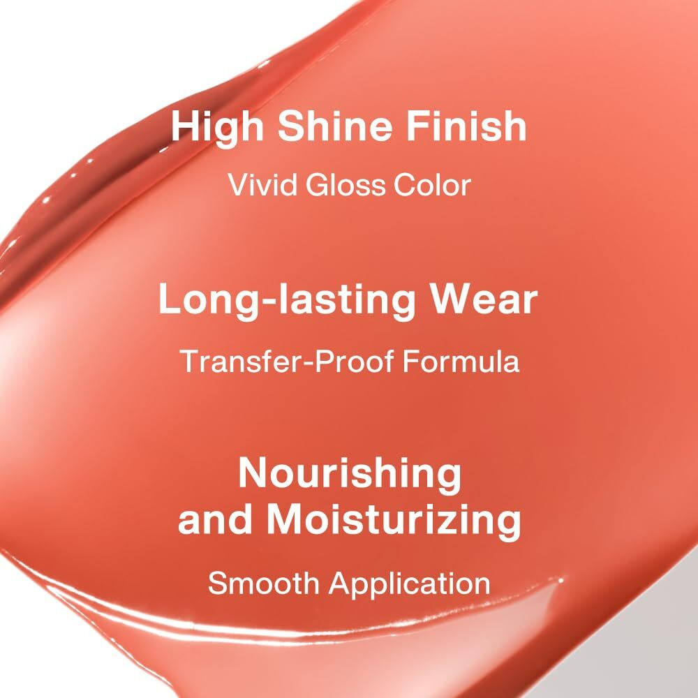 Into You Glow Lip Tint, Plumping Lip Gloss, Nourishing Hydrating Moisturizing Lip Oil, Non-Sticky, Long-Lasting, Waterproof, High Shine Liquid Lipstick, Stay 8 Hour, For Women Makeup, Gw03