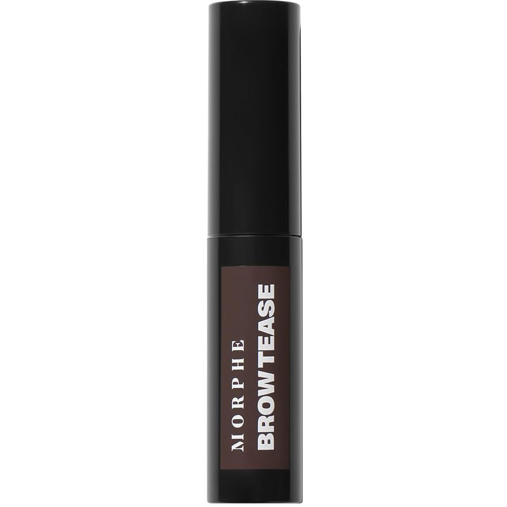 Morphe Brow Tease Eyebrow Gel Mousse - Volumizing Brow Gel To Tint, Thicken & Shape With 100% Natural Bamboo Fibers - Enriched With Conditioning Coffee Seed Oil - Chocolate Mousse (0.16 Fl Oz)