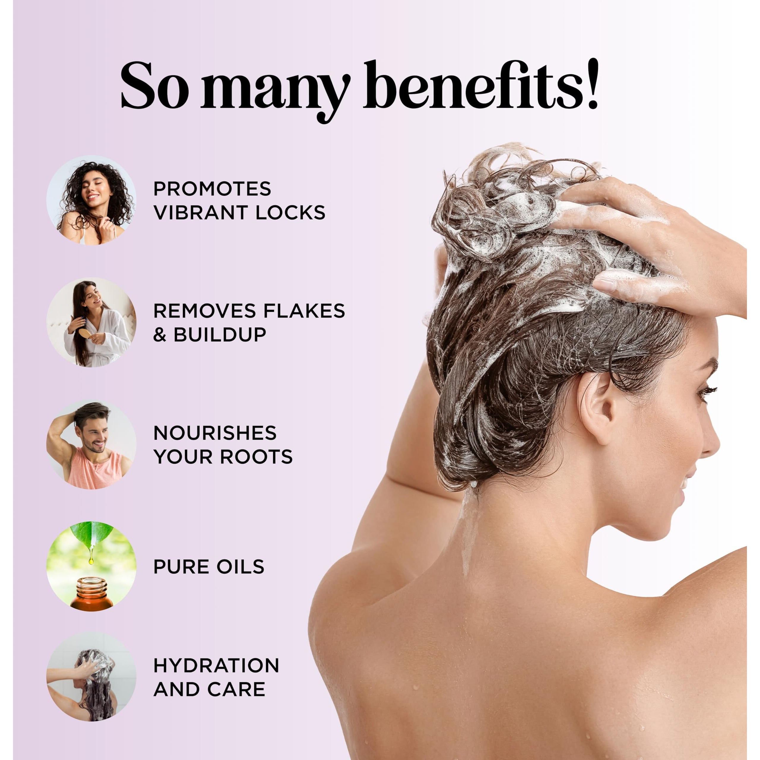 Sage And Rosemary Shampoo Sulfate Free - Sage Oil Clarifying Shampoo For Build Up And Scalp Moisturizer - Oily Hair Shampoo For Greasy Hair And Dry Scalp Treatment With Essential Oils For Hair