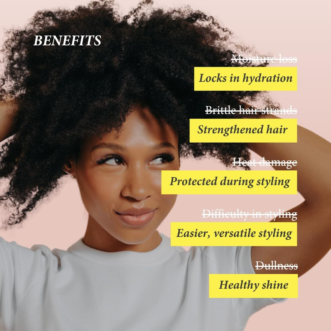 Shea Radiance Moisture Rich Hair Butter W/Unrefined Fair-Trade Shea Butter & Healing Essential Oils | 4Oz