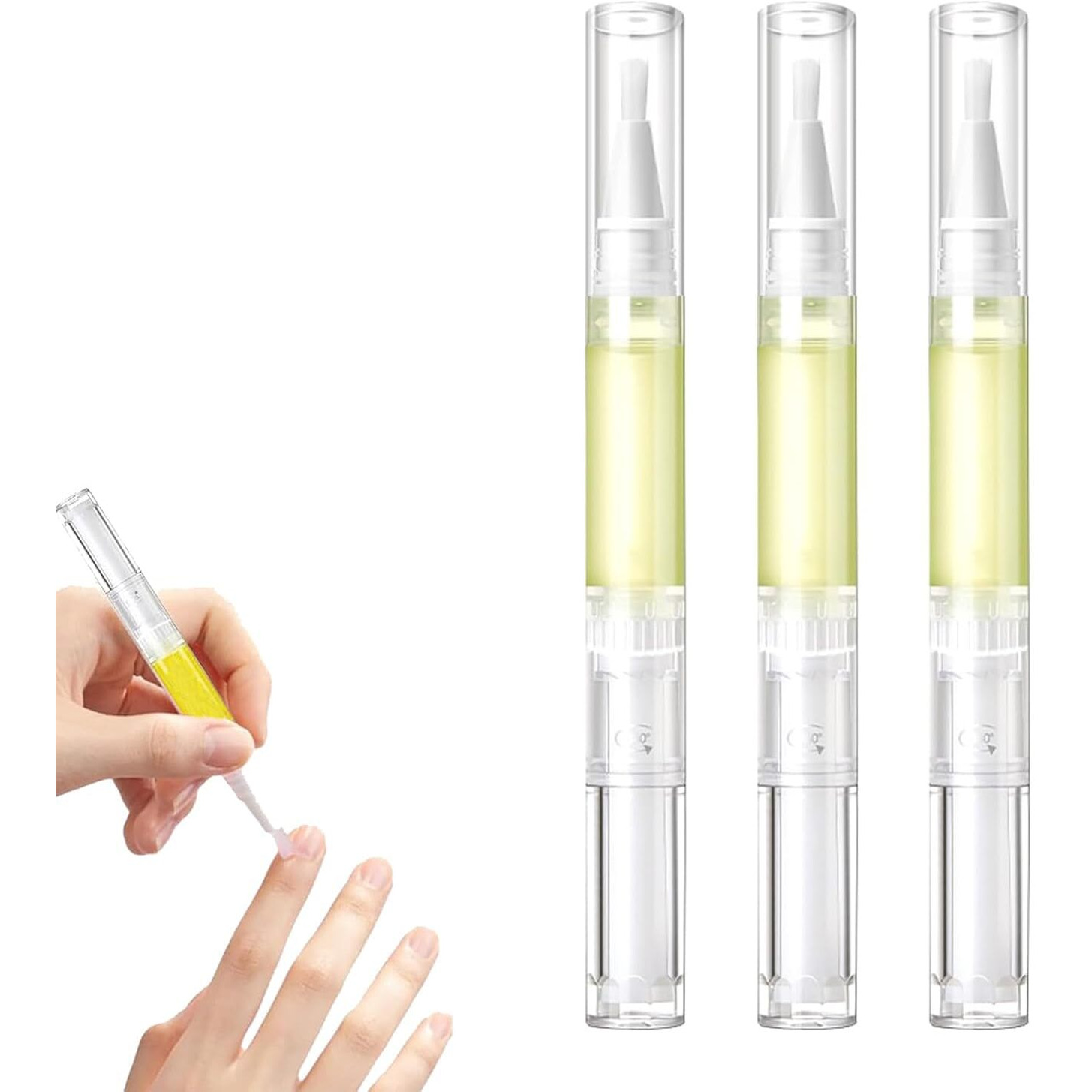 Nail Growth Oil,Radiant Nail Growth Oil Pen,Nailoil For Growth And Strength Rejuvenation For Moisturize Strengthen Nail Care (3Pcs)