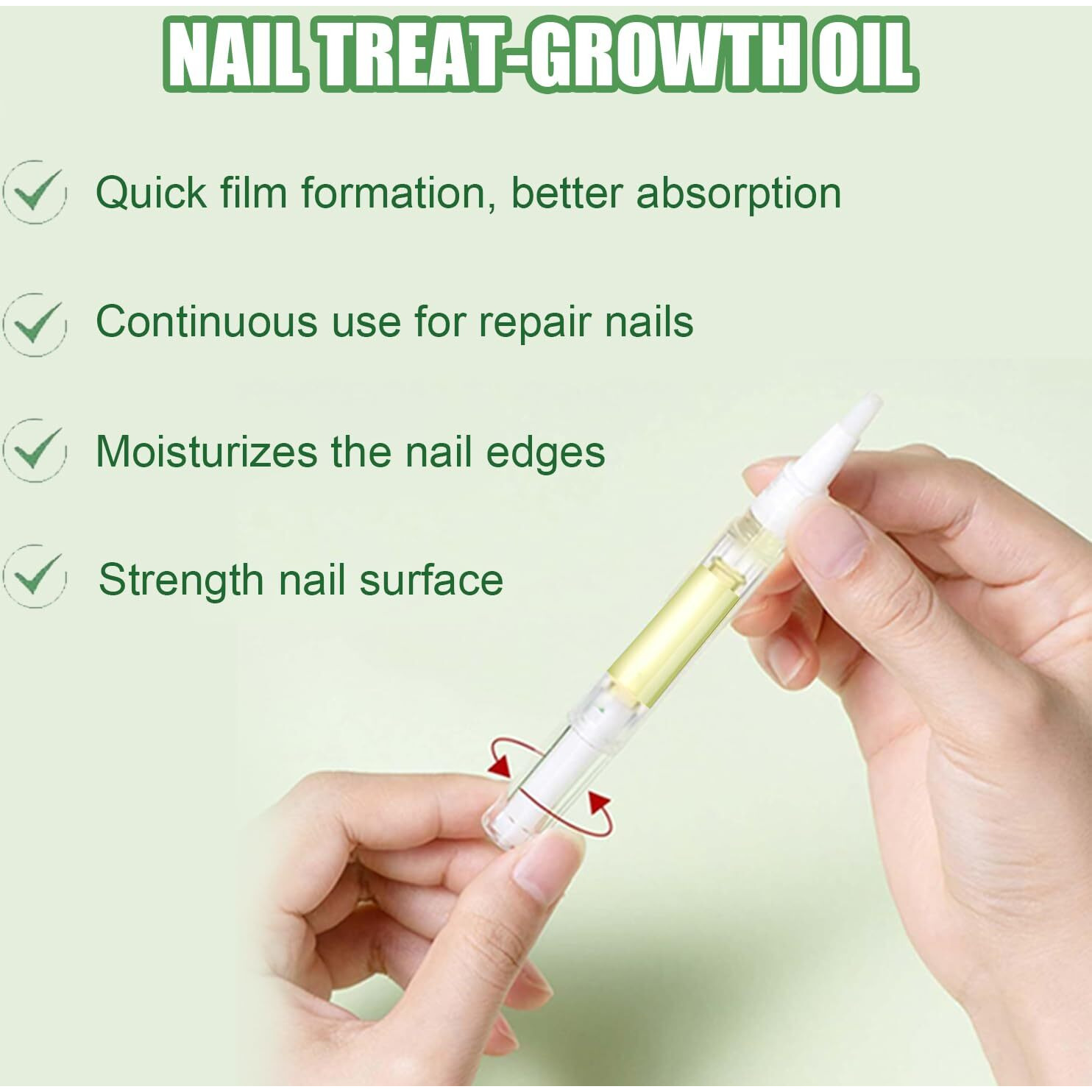 Nail Growth Oil,Radiant Nail Growth Oil Pen,Nailoil For Growth And Strength Rejuvenation For Moisturize Strengthen Nail Care (3Pcs)