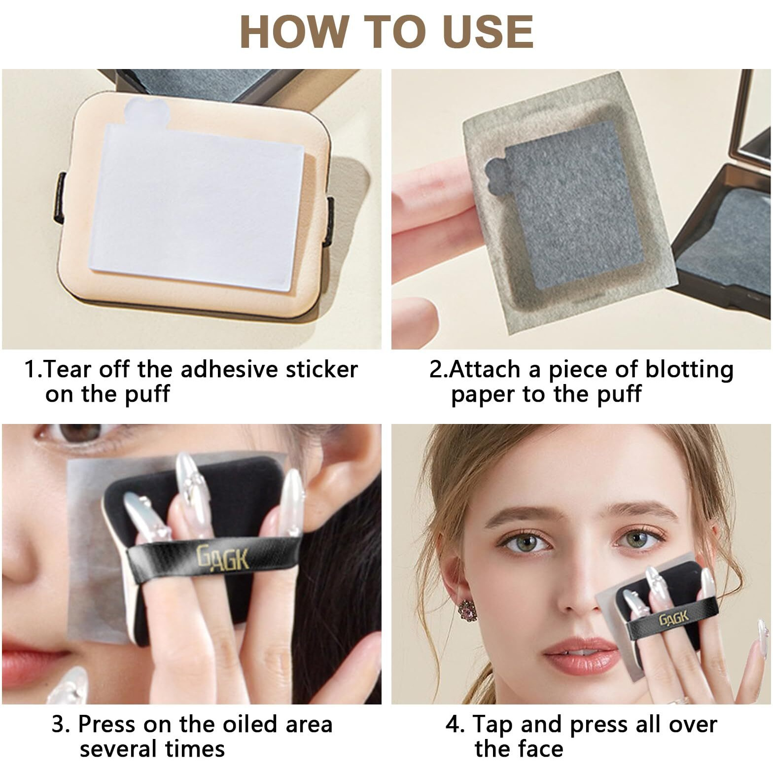Jutqut Oil Blotting Sheets For Face With Travel Makeup Mirror - Bamboo Charcoal 200 Sheets, Oil Absorbing Papers, Makeup Friendly, For Oily Skin