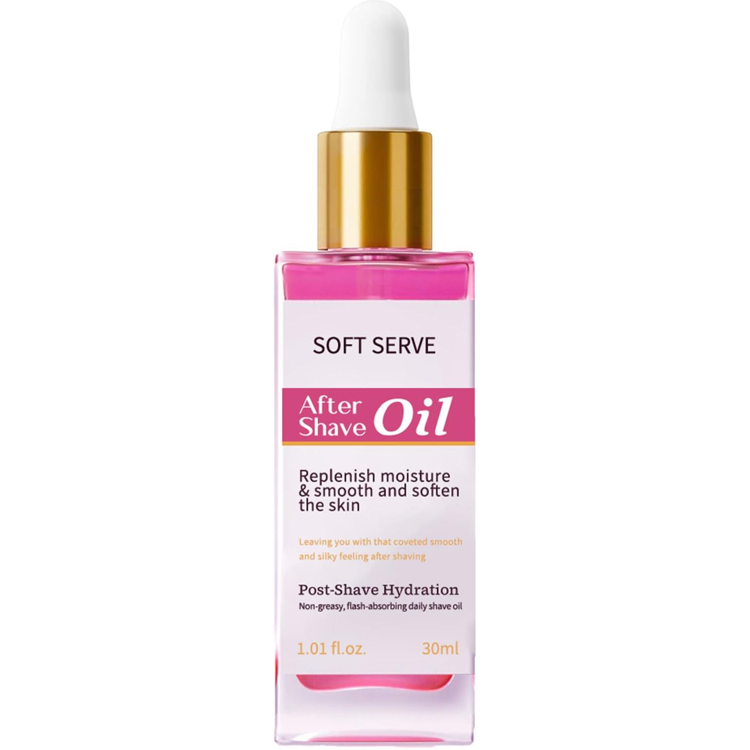 Strawberry Vanilla After Shave Oil, Soothing And Moisturizing, Prevents Ingrown Hair And Razor Burn, Natural Extracts, Fast Absorption, Irritation-Free Skin For Daily Use