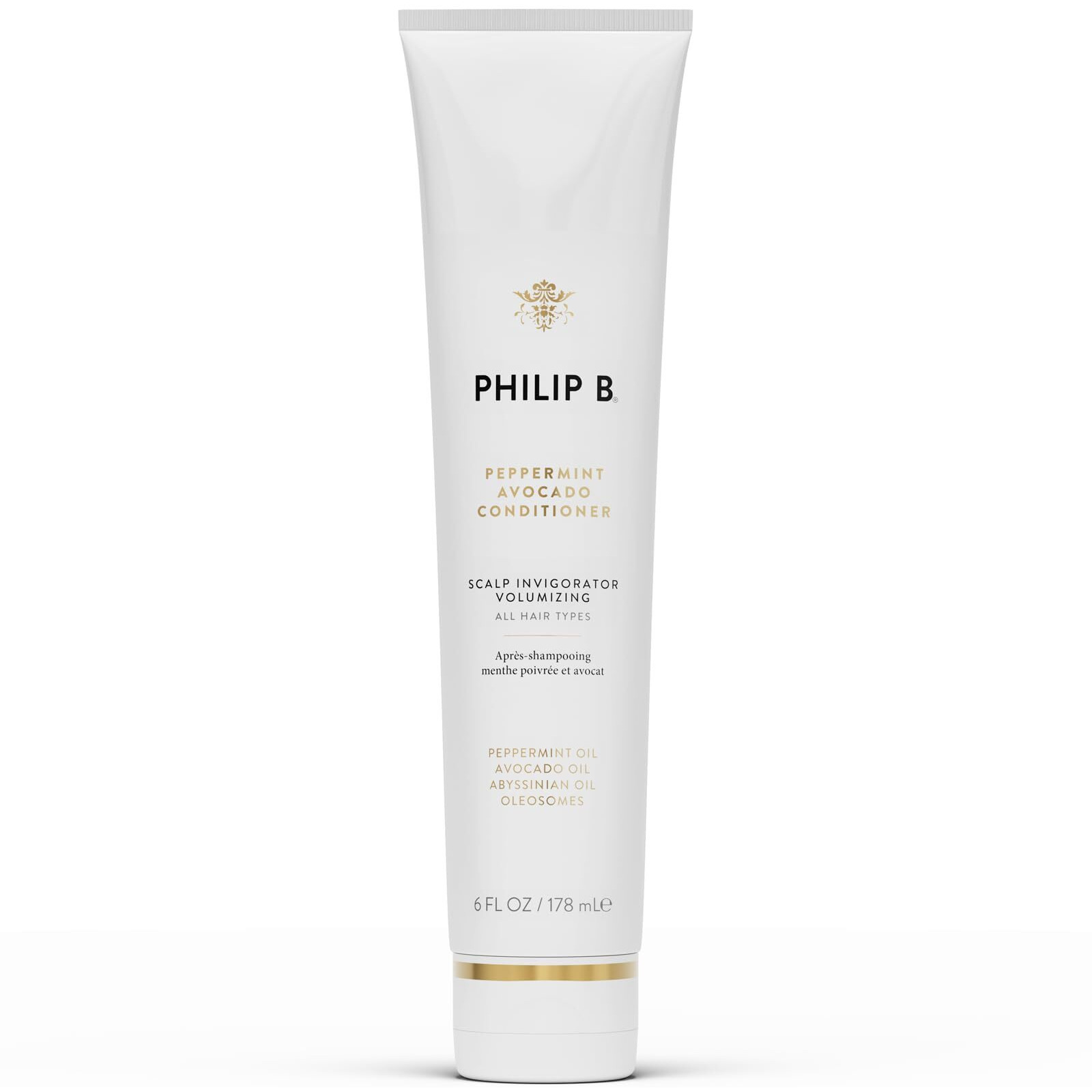 Philip B Peppermint Avocado Conditioner, 6 Fl. Oz. (178 Ml) - Adds Volume To Hair While Peppermint Oil And Eucalyptus Invigorates The Scalp With A Tingly Sensation