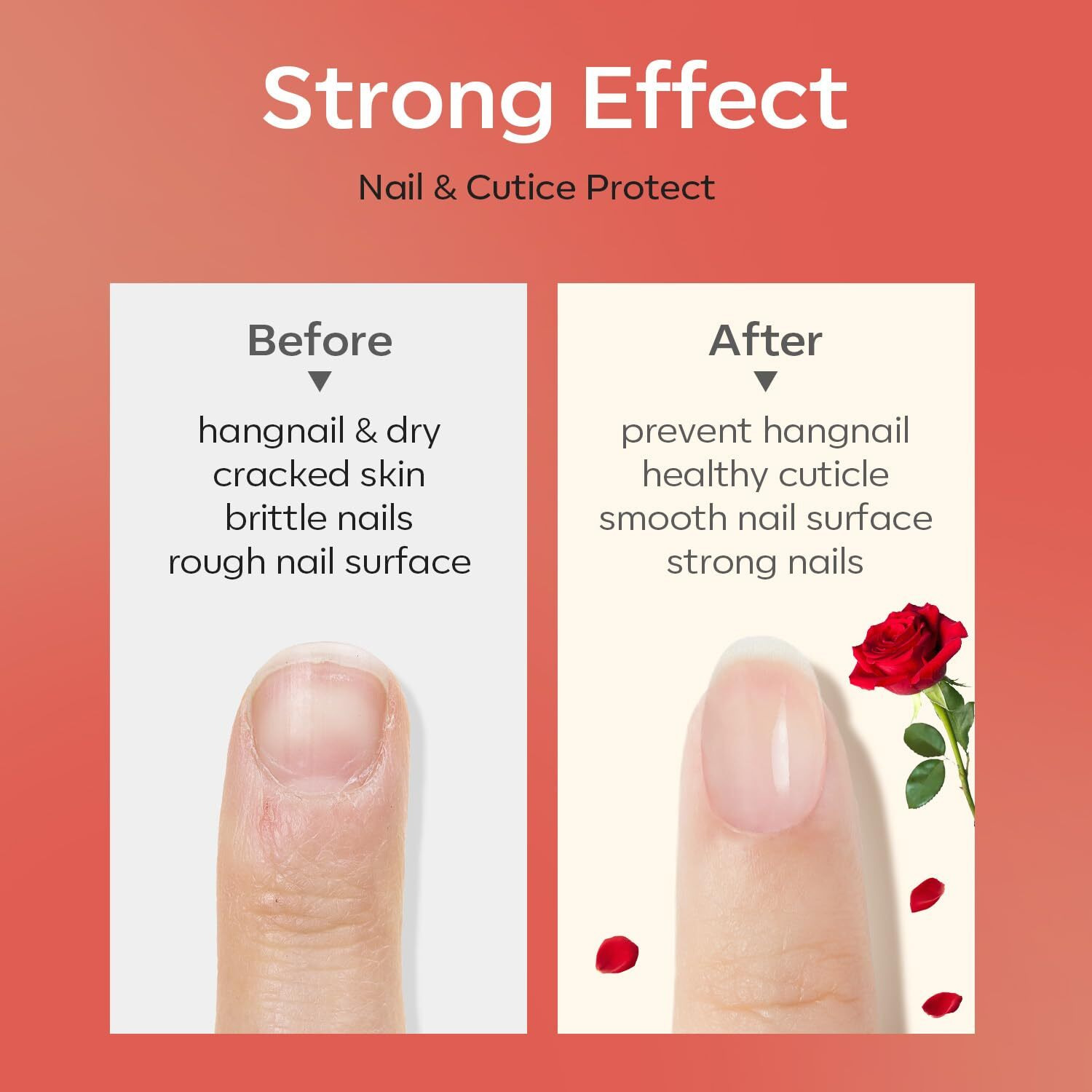 Modelones Cuticle Oil For Nails Rose Nail Oil For Growth And Strength Nail Growth Oil Cuticle Care Quick Dry Nail Care Moisturize And Strengthen Damaged Nails 15Ml 0.5Fl Oz