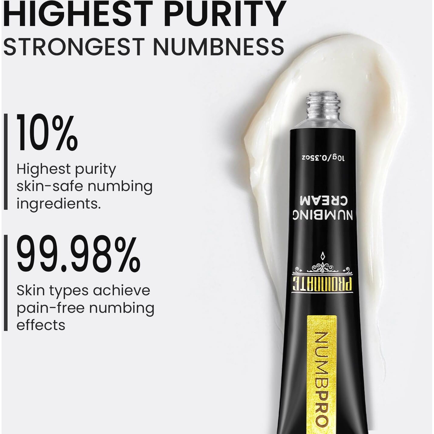 Numbpro Numbing Cream Max Strength Deep Numbing Cream With Menthol, Emu Oil And Arnica 1 Pcs(1X10G)