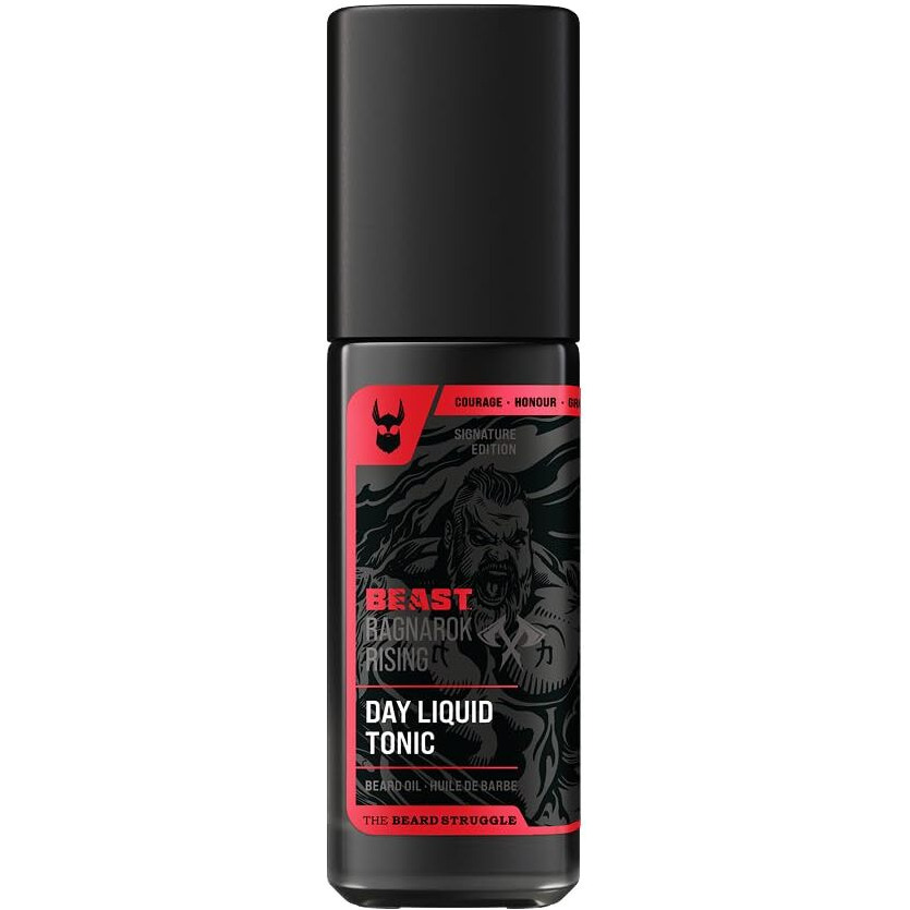 The Beard Struggle The Beast Line Beard Oil For Men Ragnarok Rising Eddie Hall Beast Line - Signature Edition - Day Liquid Tonic Beard Growth Oil - Beast Collection