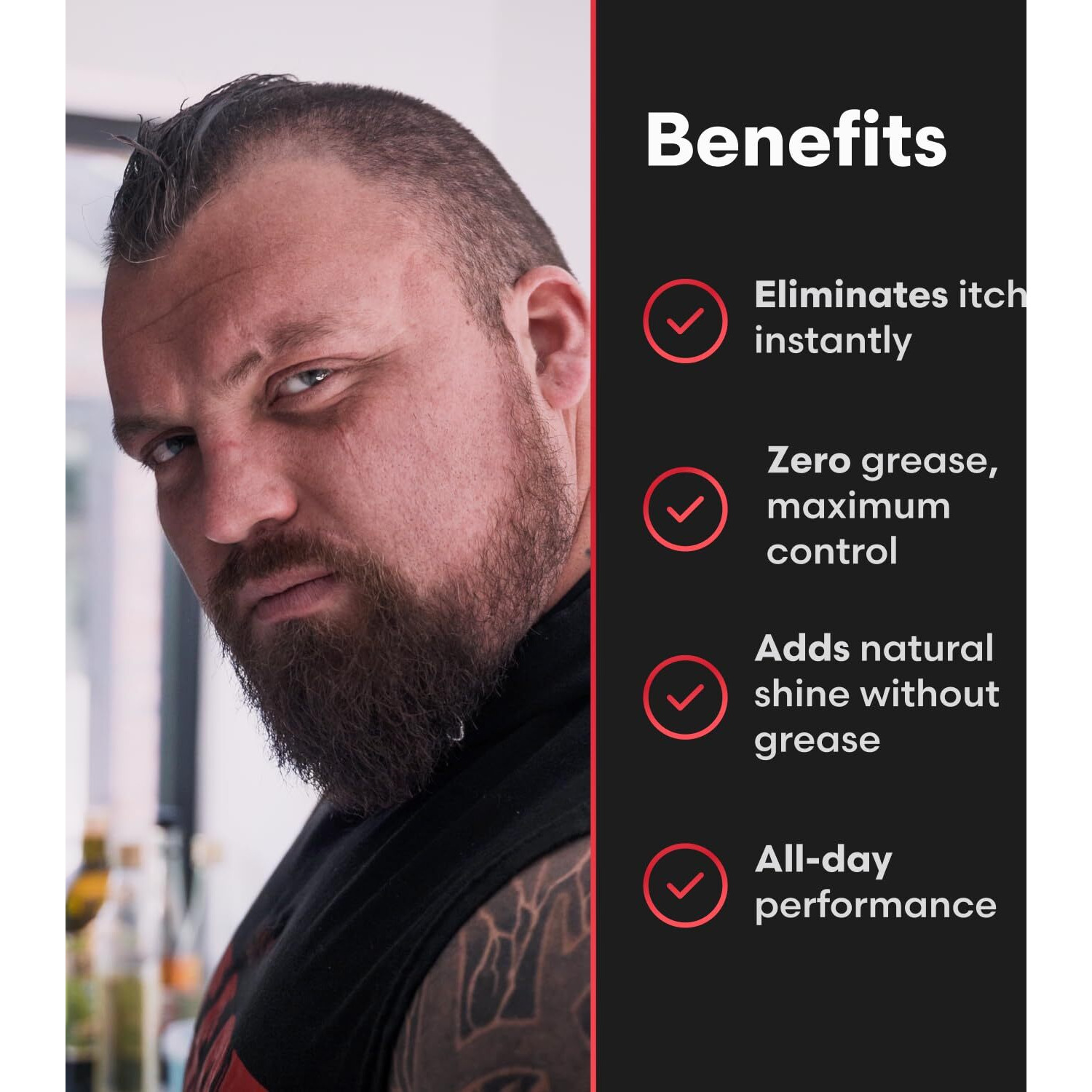The Beard Struggle The Beast Line Beard Oil For Men Ragnarok Rising Eddie Hall Beast Line - Signature Edition - Day Liquid Tonic Beard Growth Oil - Beast Collection