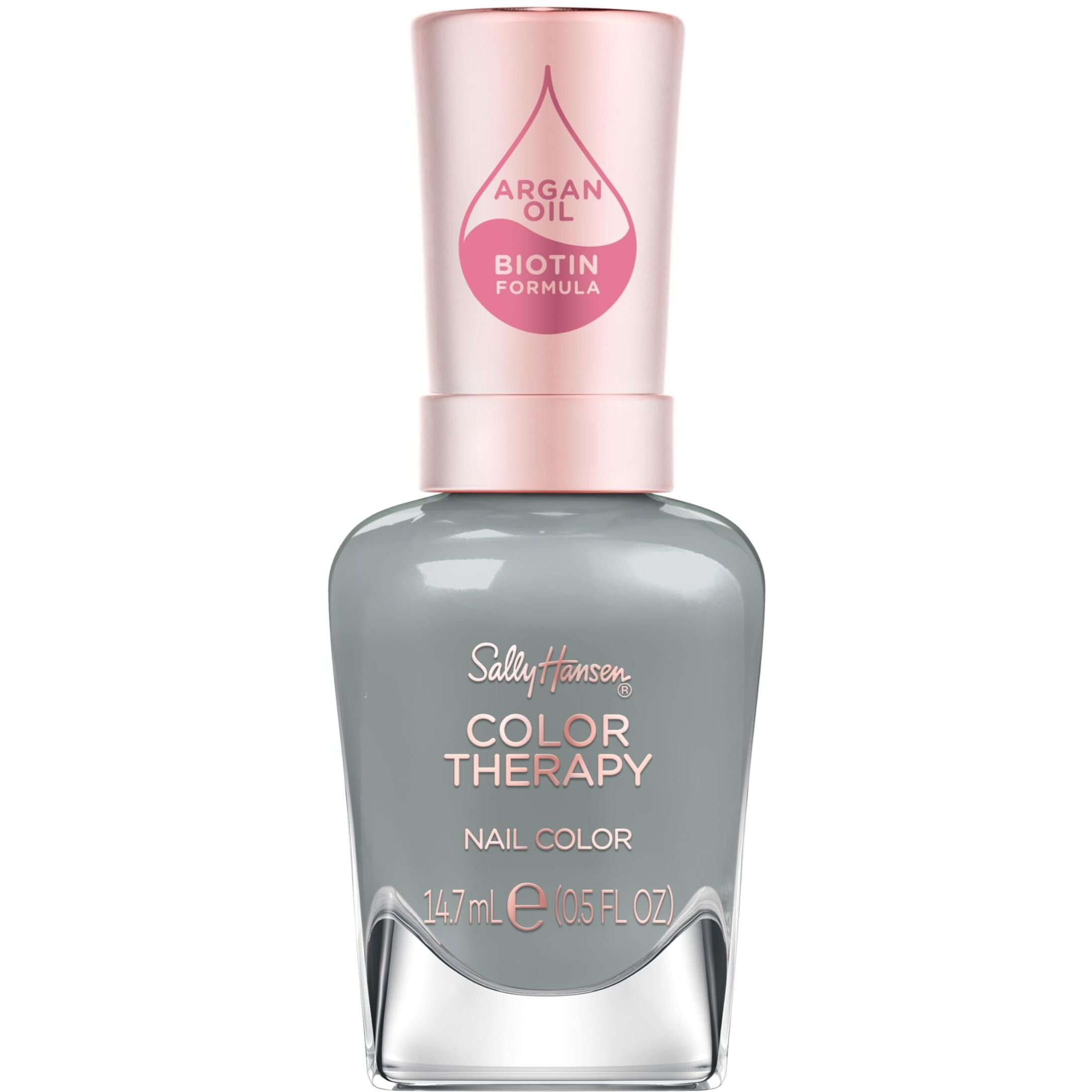 Sally Hansen Color Therapy, Gorgeous Granite, Argan Oil, Long Lasting, Healthy Nails, Grey Nail Polish