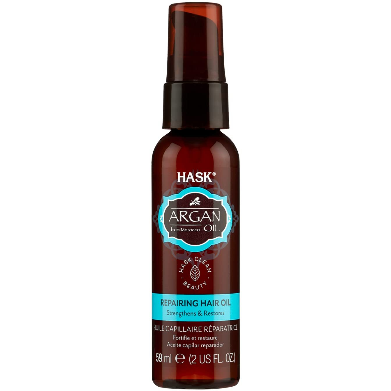 Hask Morocco Argan Oil 59Ml Made With Pure Organic Argan Oil For Dry And Damaged Hair