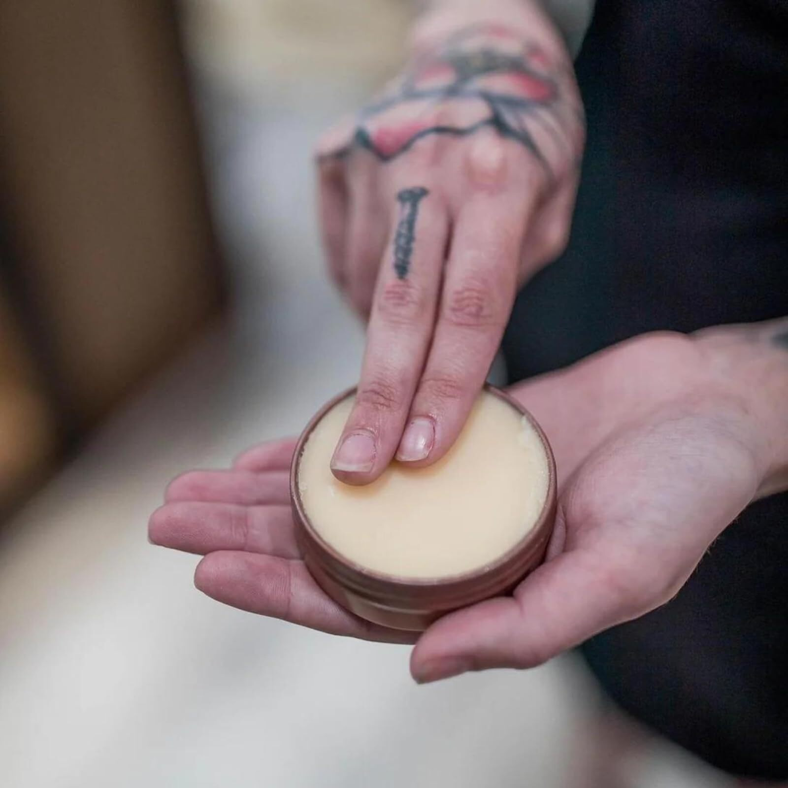 Tattoo Lovers Care Tattoo Salve Tattoo Balm Aftercare Cream Moisturizer Rejuvenates Older Tattoos & Combats Redness, Swelling, Scabbing, Jojoba & Tea Tree Oil, Shea Made With Natural Ingredients 2Oz