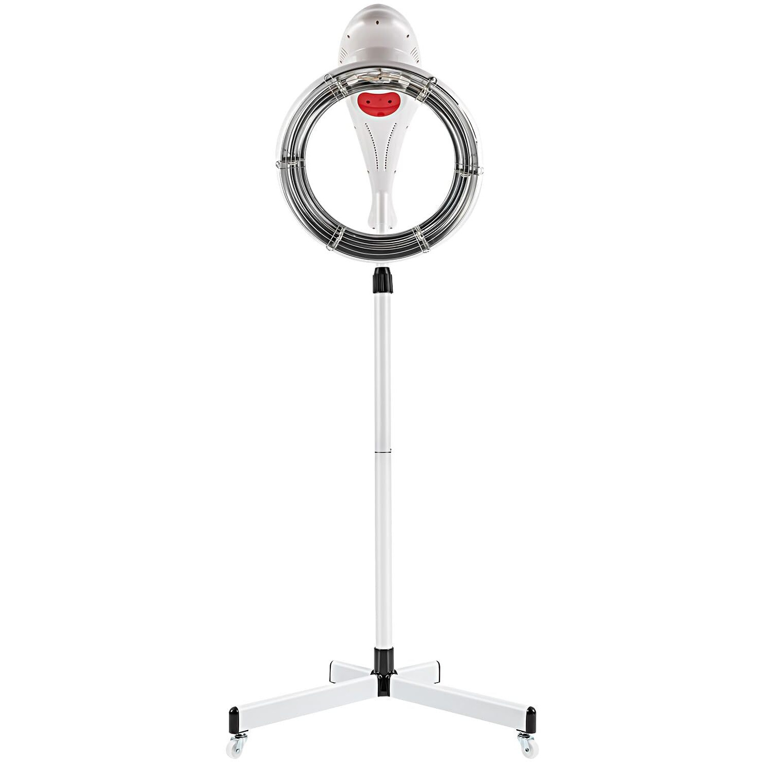 Yiyibyus Stand Hair Dryer, Professional Orbiting Rotating Hair Processor Hair Dyeing, Oil Treatment, Hair Drying, Heating, Perm Styling For Salon Spa (White)