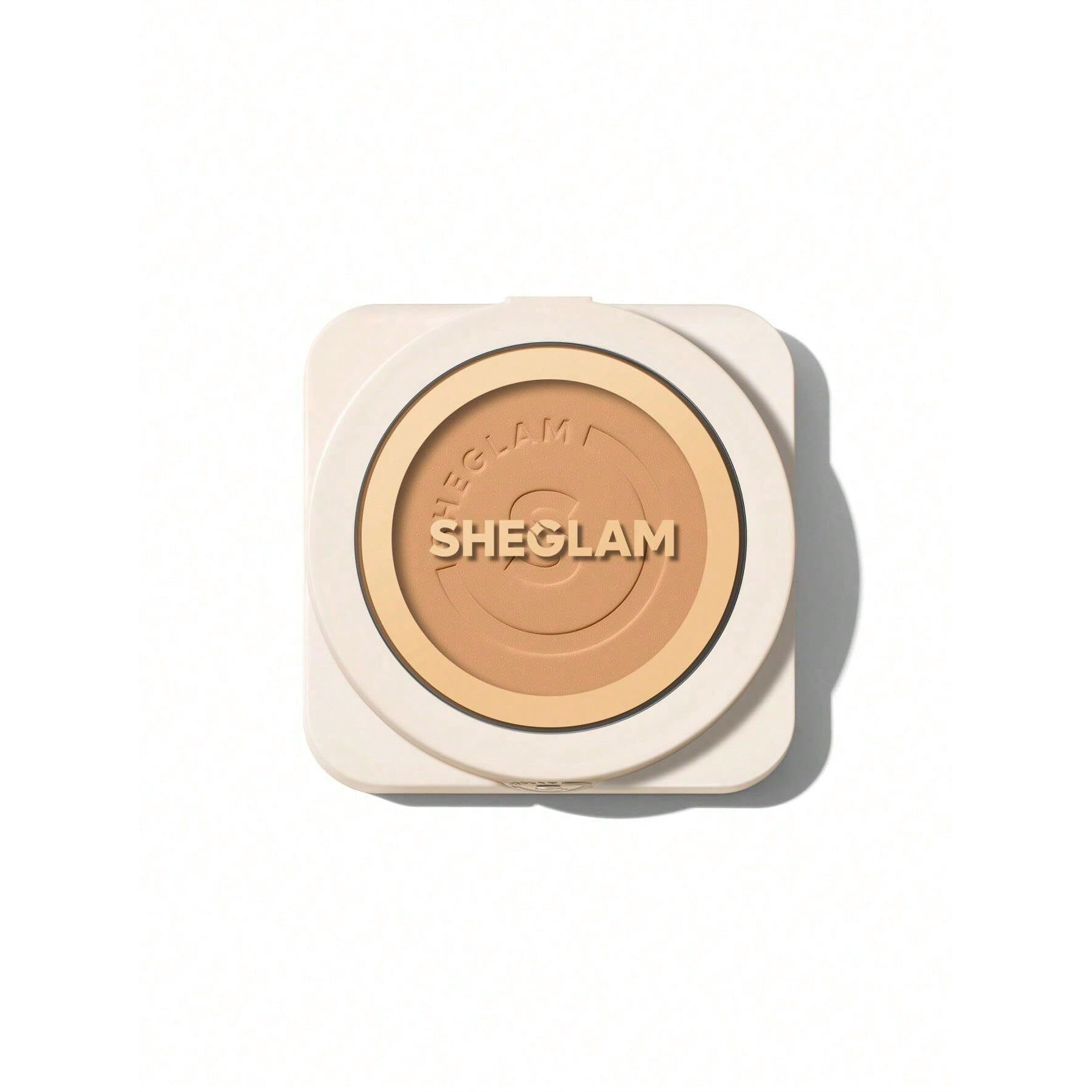 Sheglam Skin-Focus Full Coverage Powder Foundation Oil-Control Lightweight Face Pressed Powder Makeup-Acorn