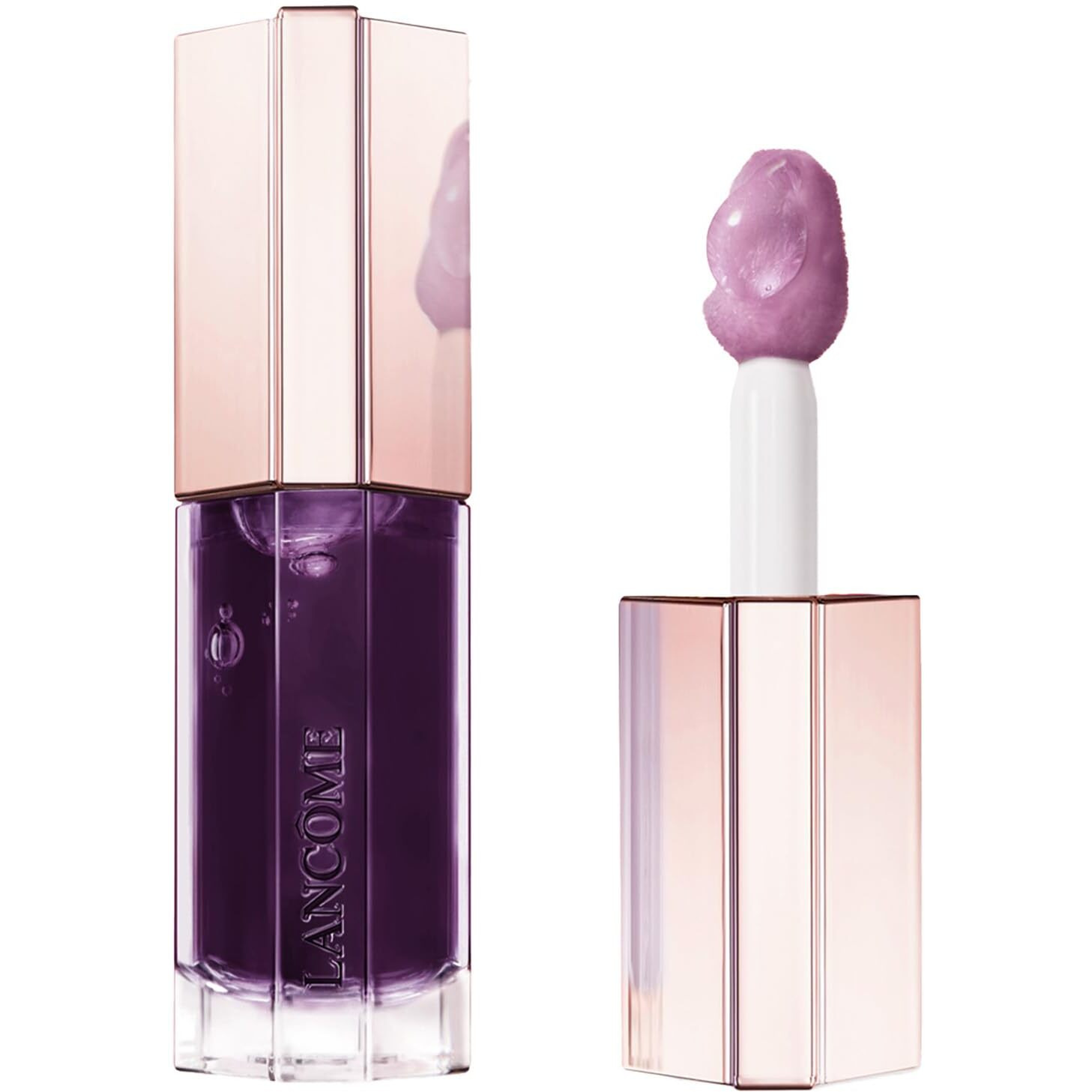 Lancme Lip Idle Juicytreat Oil-In-Gloss -24Hr Hydrating Gloss With Squalane For Instant Shine - 90 Berry Bisou