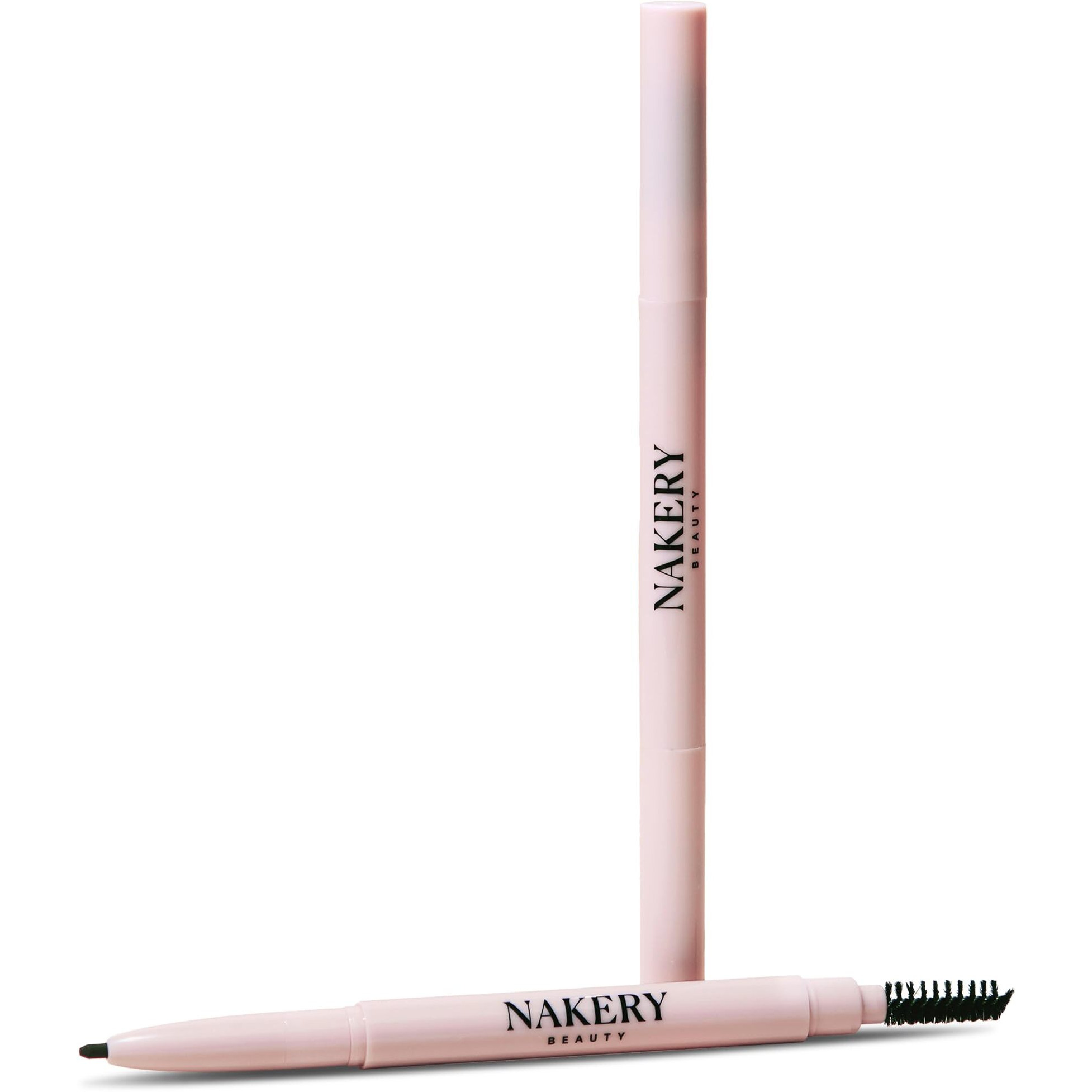 Nakery Universal Eye Brow Pencil Duo - 3-In-1 Eyebrow Pencil With Color-Adapt Technology For Natural & Flawless Brows - Precision Eyebrow Liner Infused With Castor Oil, Hyaluronic Acid & Vitamin E