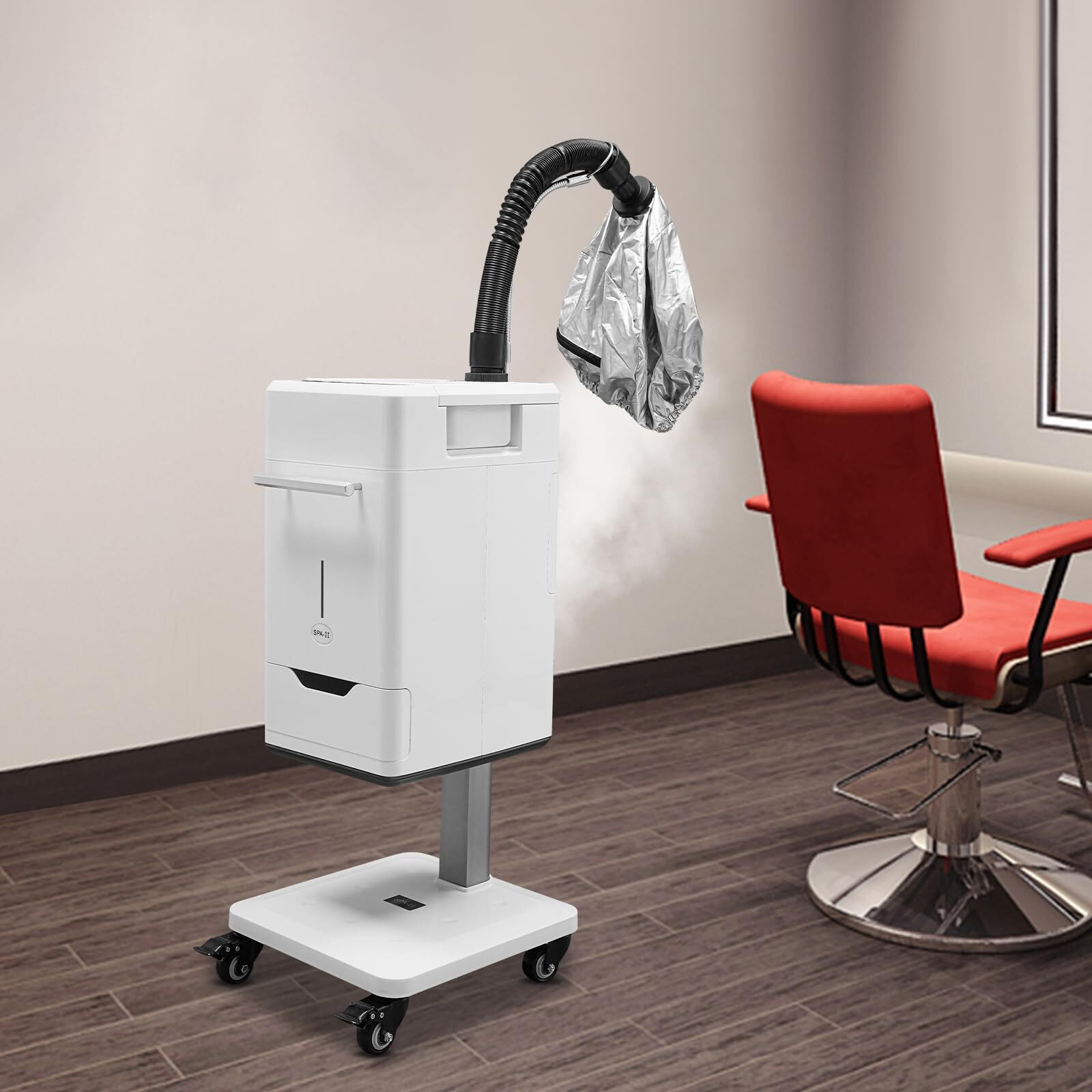 Rocoreny 500W Multifunctional Anion Hair Dyeing Machine,110V Nano Hair Steamer/Hair Oil Machine Stand Up Base Equipment Vertical Nano Steamer Salon Spa (500W)