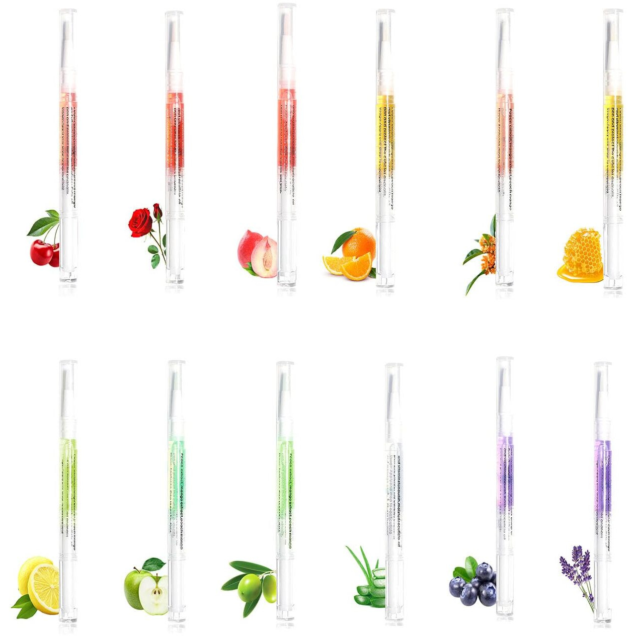 Bevinas Finger Secret Nail Cuticle Oil 12 Scent Revitalize And Strengthen Your Nails With Premium Nail Nutrient Oils - The Ultimate Nail Care Solution With Unique Revitalizing And Complex Blend